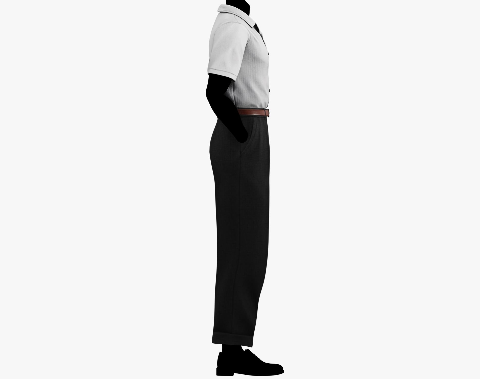"El Patrón" Mafia Style - Men's Dress Pants + Short Sleeve Shirt | WOLVES STUDIO