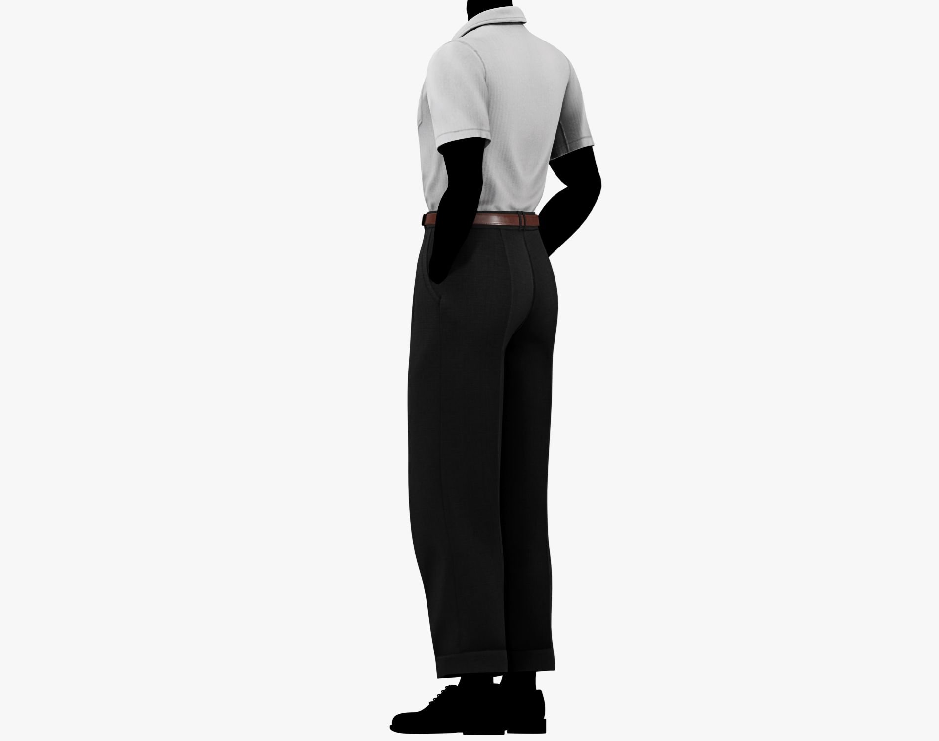 "El Patrón" Mafia Style - Men's Dress Pants + Short Sleeve Shirt | WOLVES STUDIO