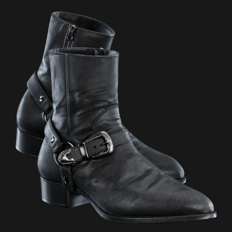 Leather Harness Boots Unisex | 3 STYLES | WOLVES STUDIO