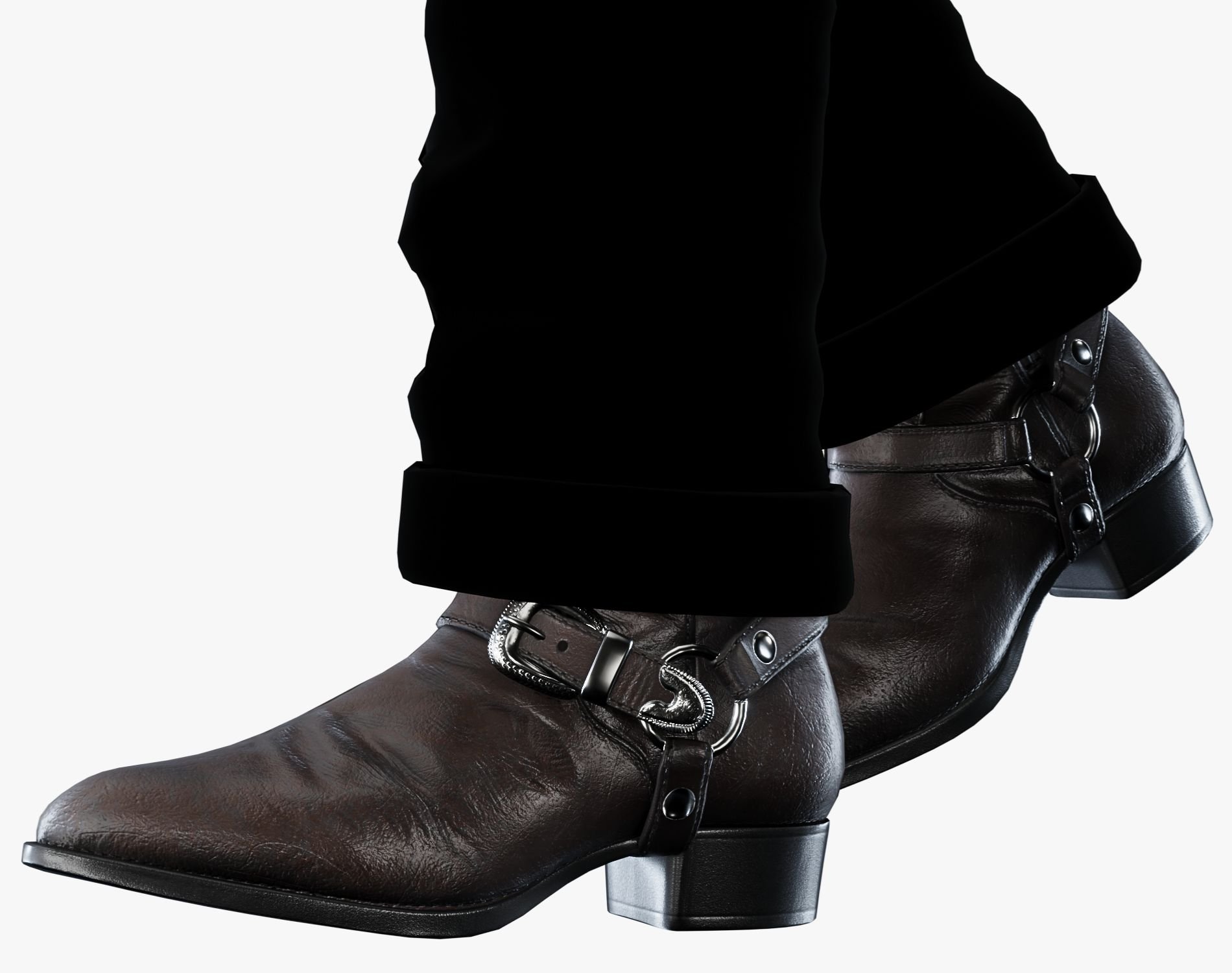 Leather Harness Boots Unisex | 3 STYLES | WOLVES STUDIO