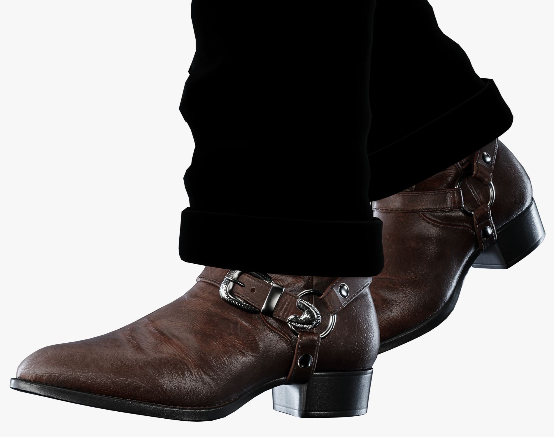 Leather Harness Boots Unisex | 3 STYLES | WOLVES STUDIO
