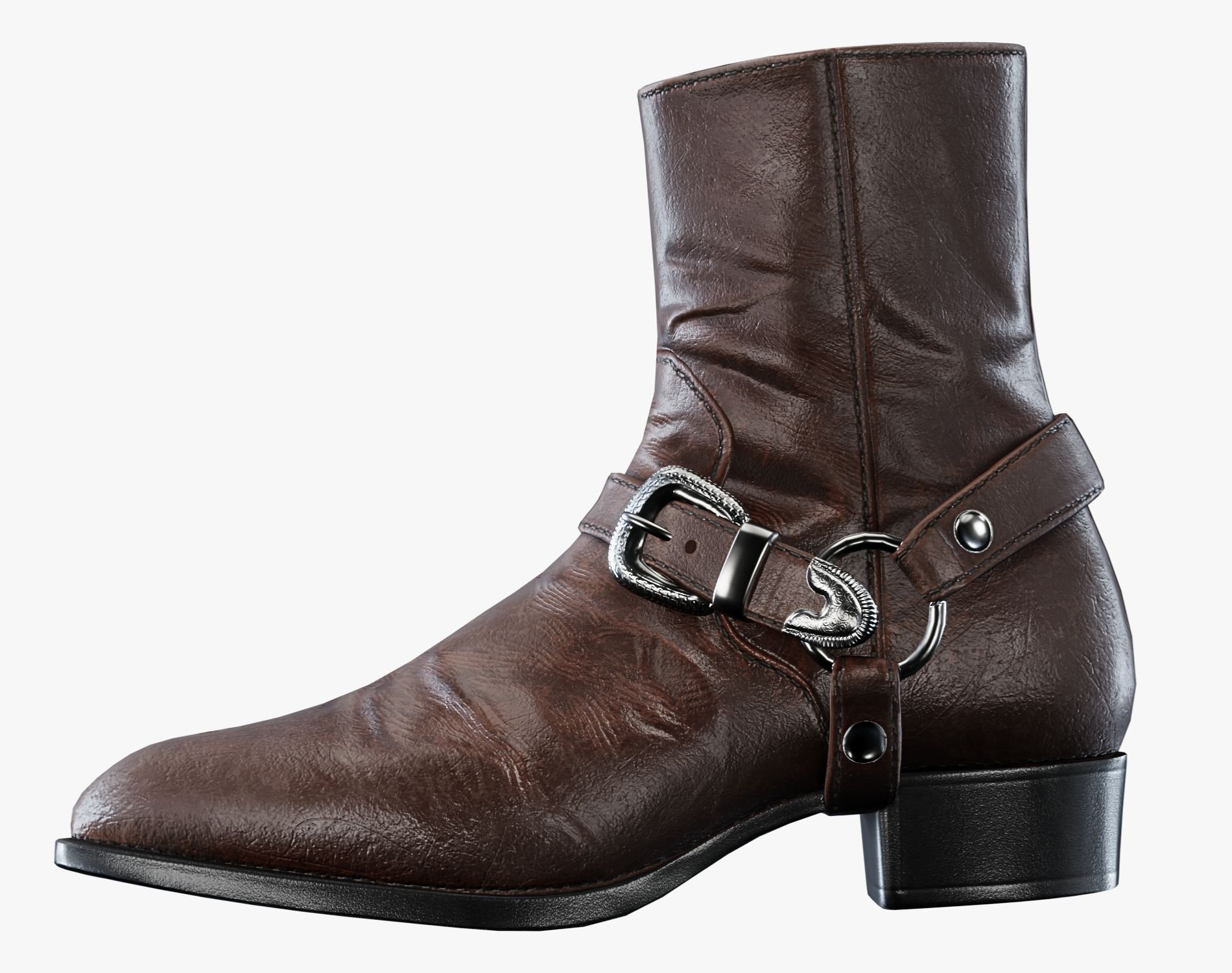 Leather Harness Boots Unisex | 3 STYLES | WOLVES STUDIO