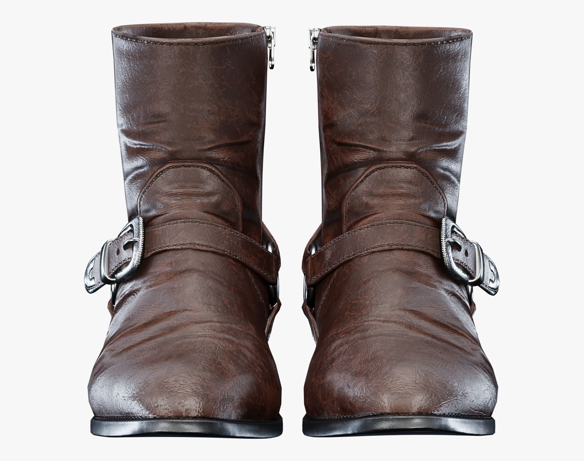 Leather Harness Boots Unisex | 3 STYLES | WOLVES STUDIO