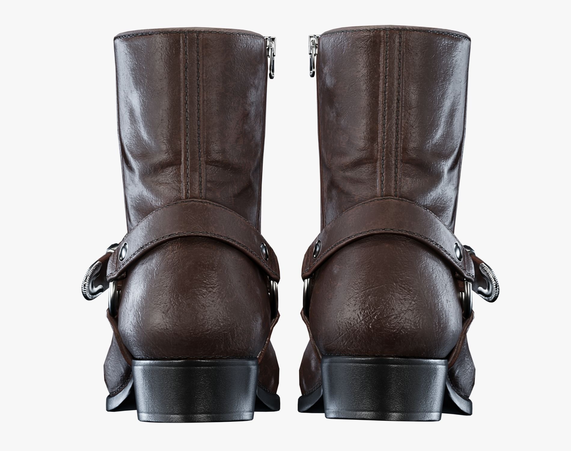 Leather Harness Boots Unisex | 3 STYLES | WOLVES STUDIO