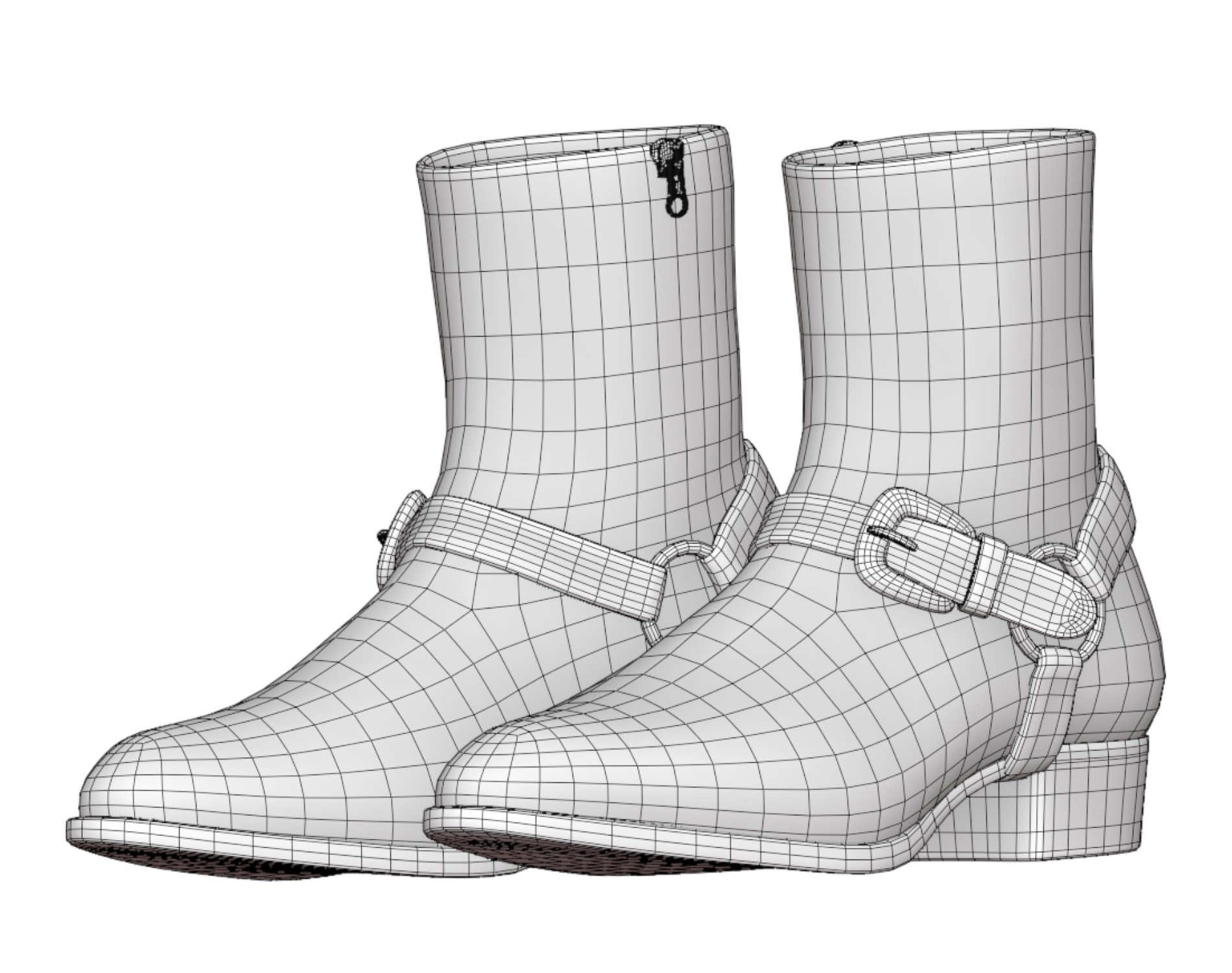 Leather Harness Boots Unisex | 3 STYLES | WOLVES STUDIO