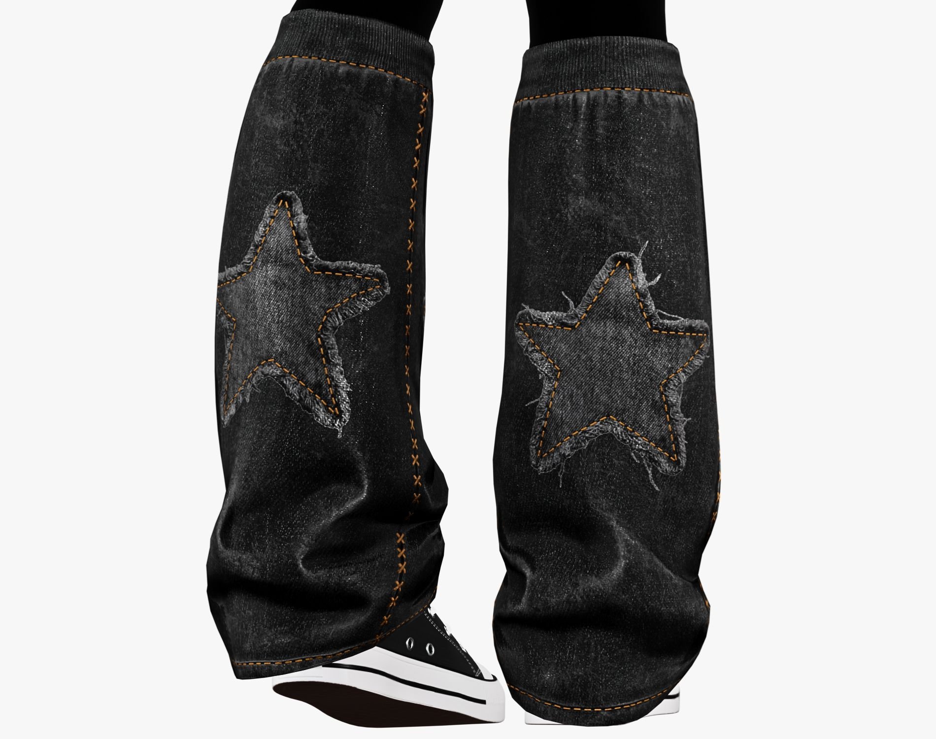 EGIRL Y2K Jeans Leg Warmers | PACK 6 COLORS | WOLVES STUDIO