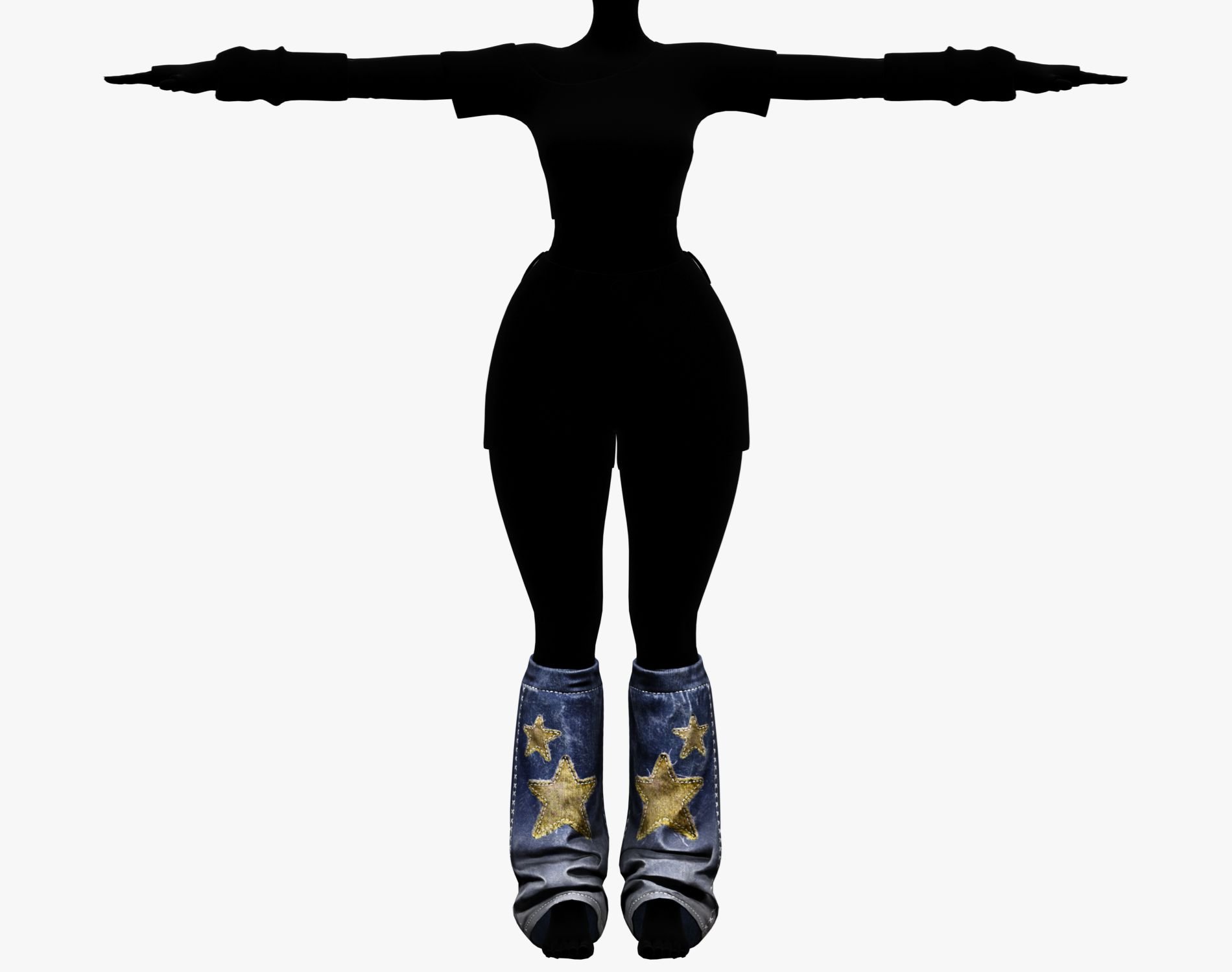 EGIRL Y2K Jeans Leg Warmers | PACK 6 COLORS | WOLVES STUDIO