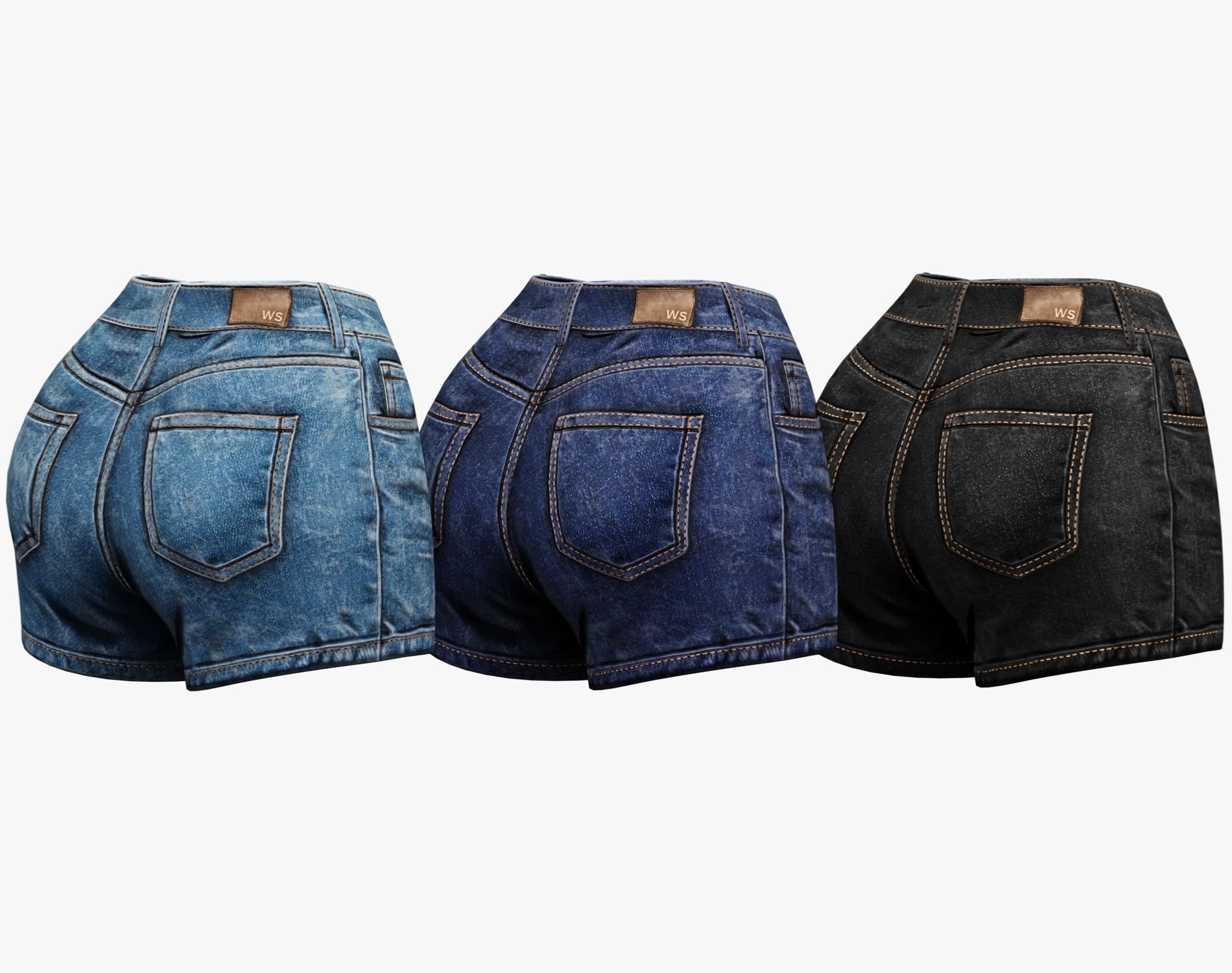 EGIRL Summer Streetwear Casual Jeans Shorts + Blouse | WOLVES STUDIO