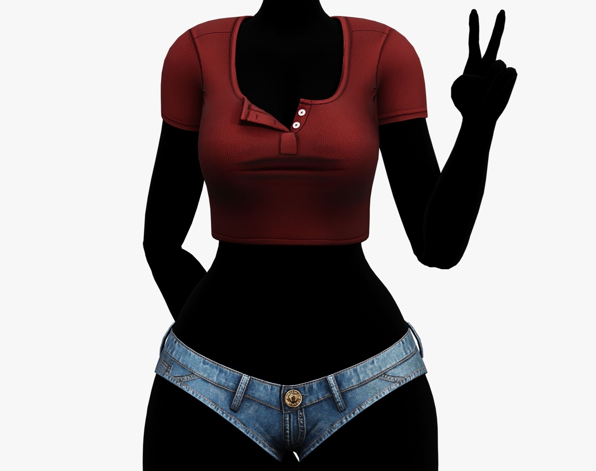 EGIRL Summer Streetwear Jeans Micro Shorts + Crop Top | WOLVES STUDIO