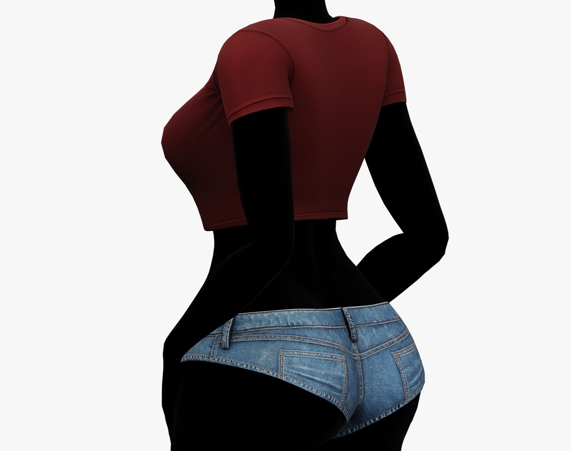 EGIRL Summer Streetwear Jeans Micro Shorts + Crop Top | WOLVES STUDIO