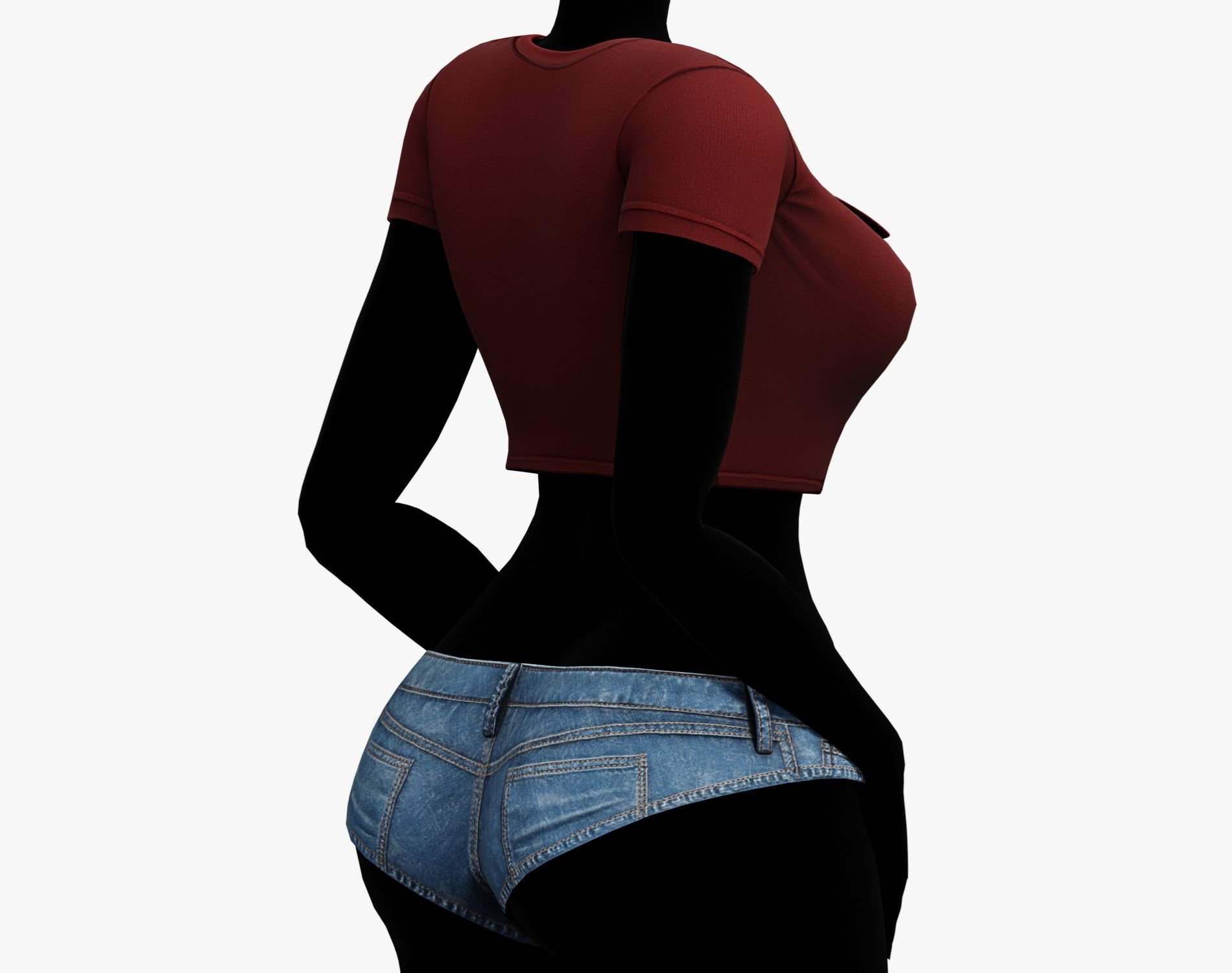 EGIRL Summer Streetwear Jeans Micro Shorts + Crop Top | WOLVES STUDIO