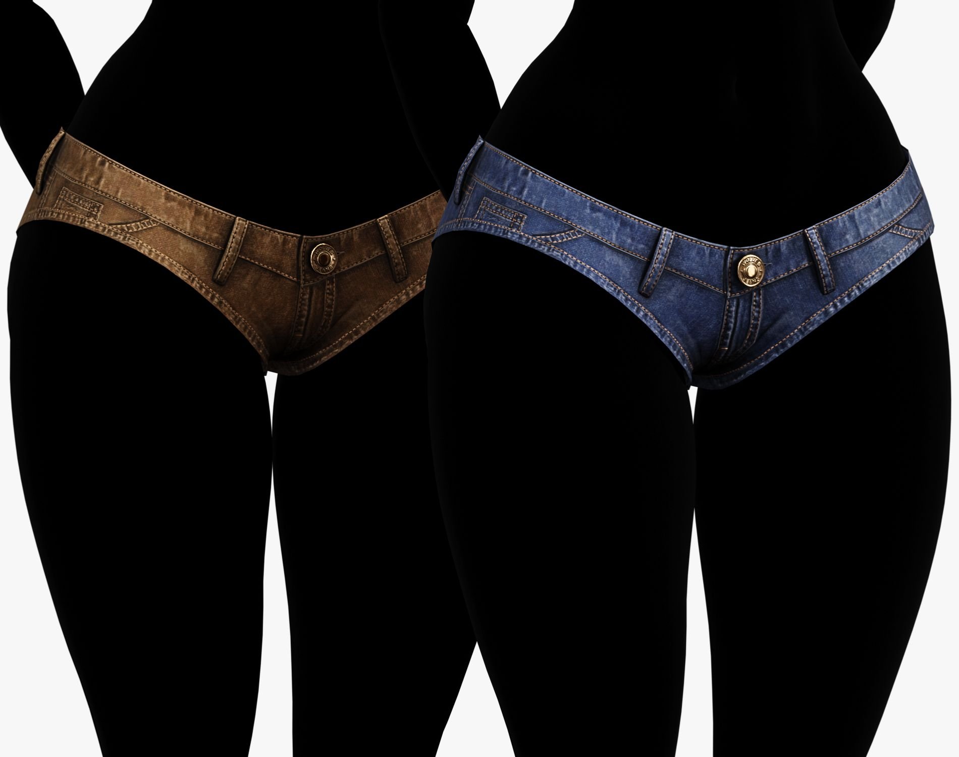 EGIRL Summer Streetwear Jeans Micro Shorts + Crop Top | WOLVES STUDIO