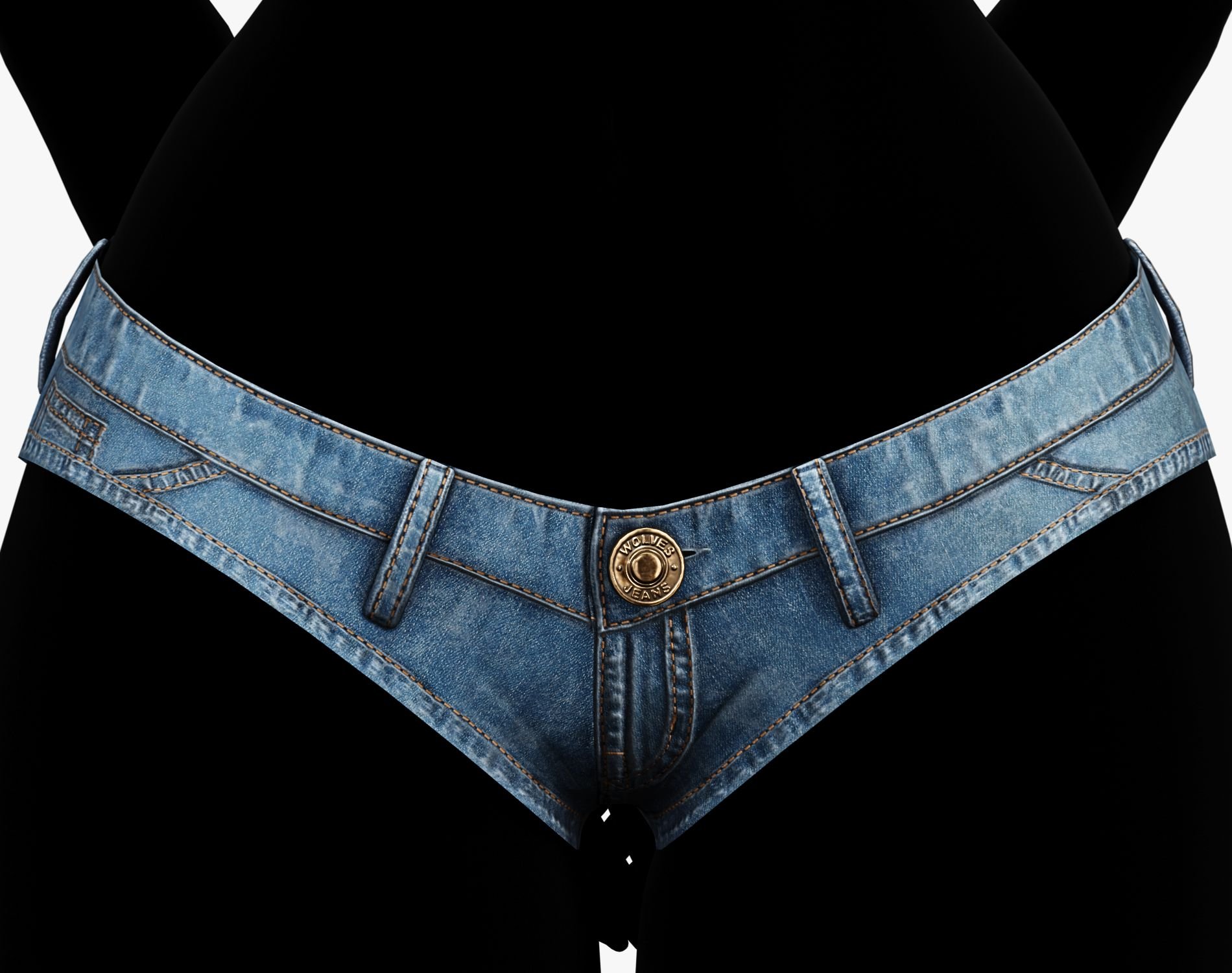 EGIRL Summer Streetwear Jeans Micro Shorts + Crop Top | WOLVES STUDIO