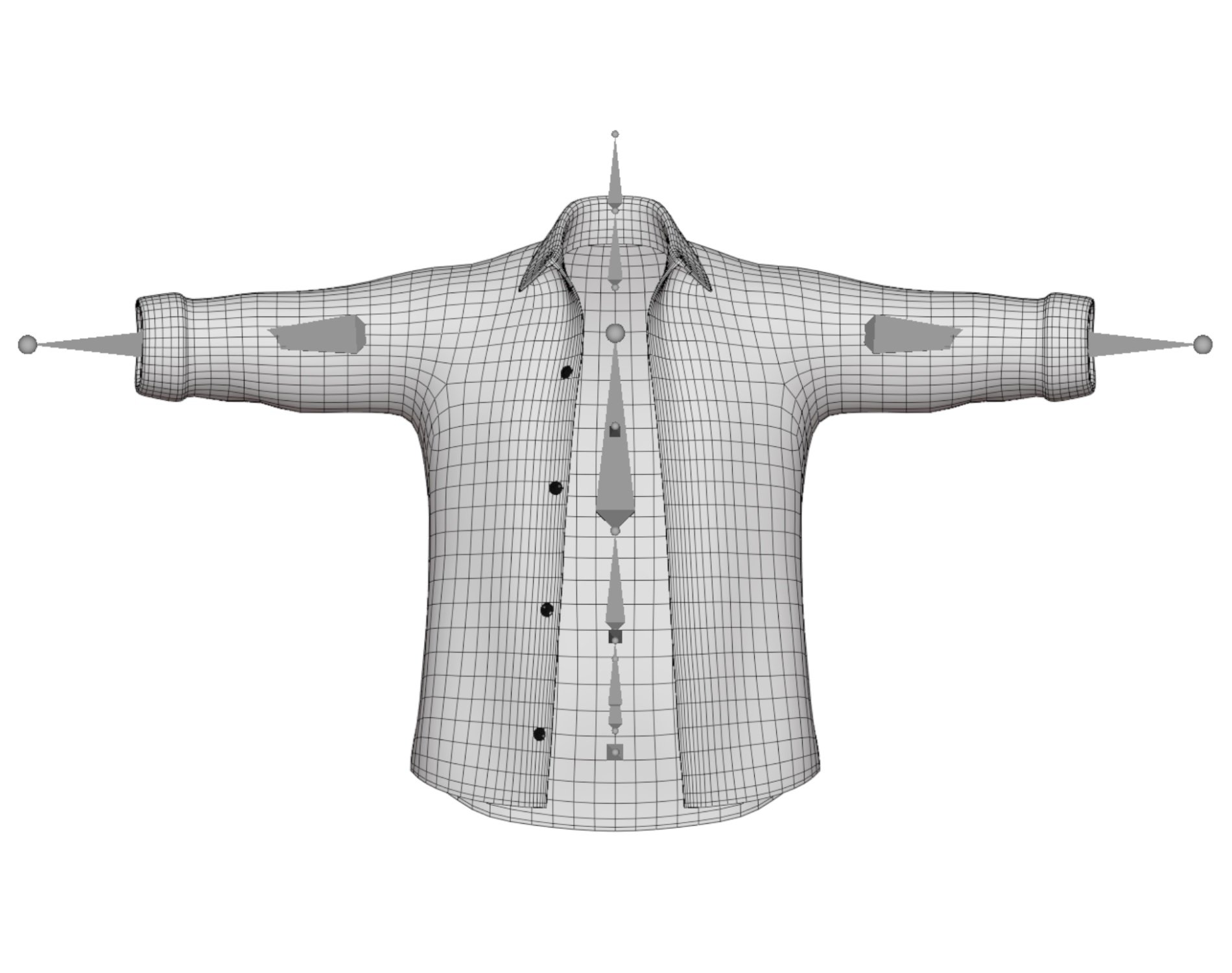 RANCHER - Denim Shirt | VRChat Male Clothing | WOLVES STUDIO