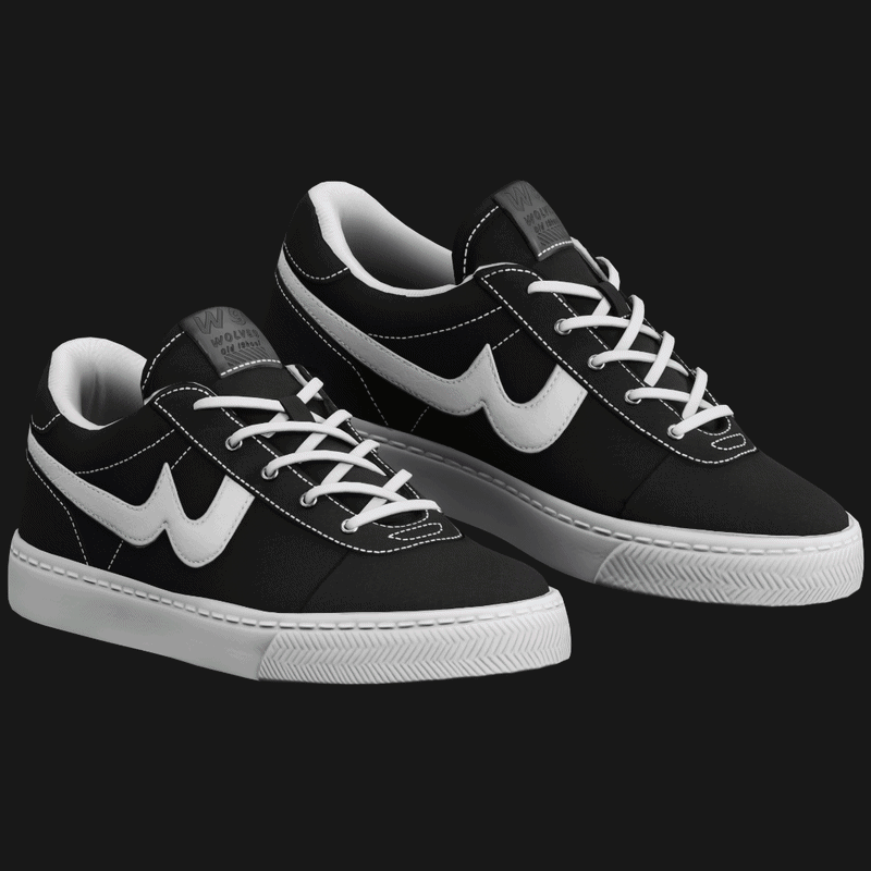 VINTAGE LOW - Canvas Sneakers | VRChat Unisex Shoes | WOLVES STUDIO