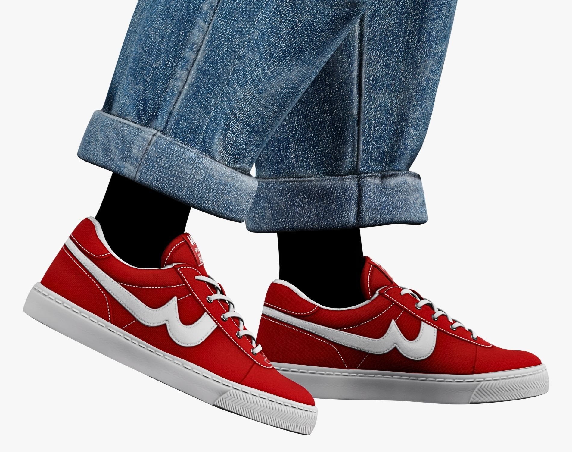 VINTAGE LOW - Canvas Sneakers | VRChat Unisex Shoes | WOLVES STUDIO