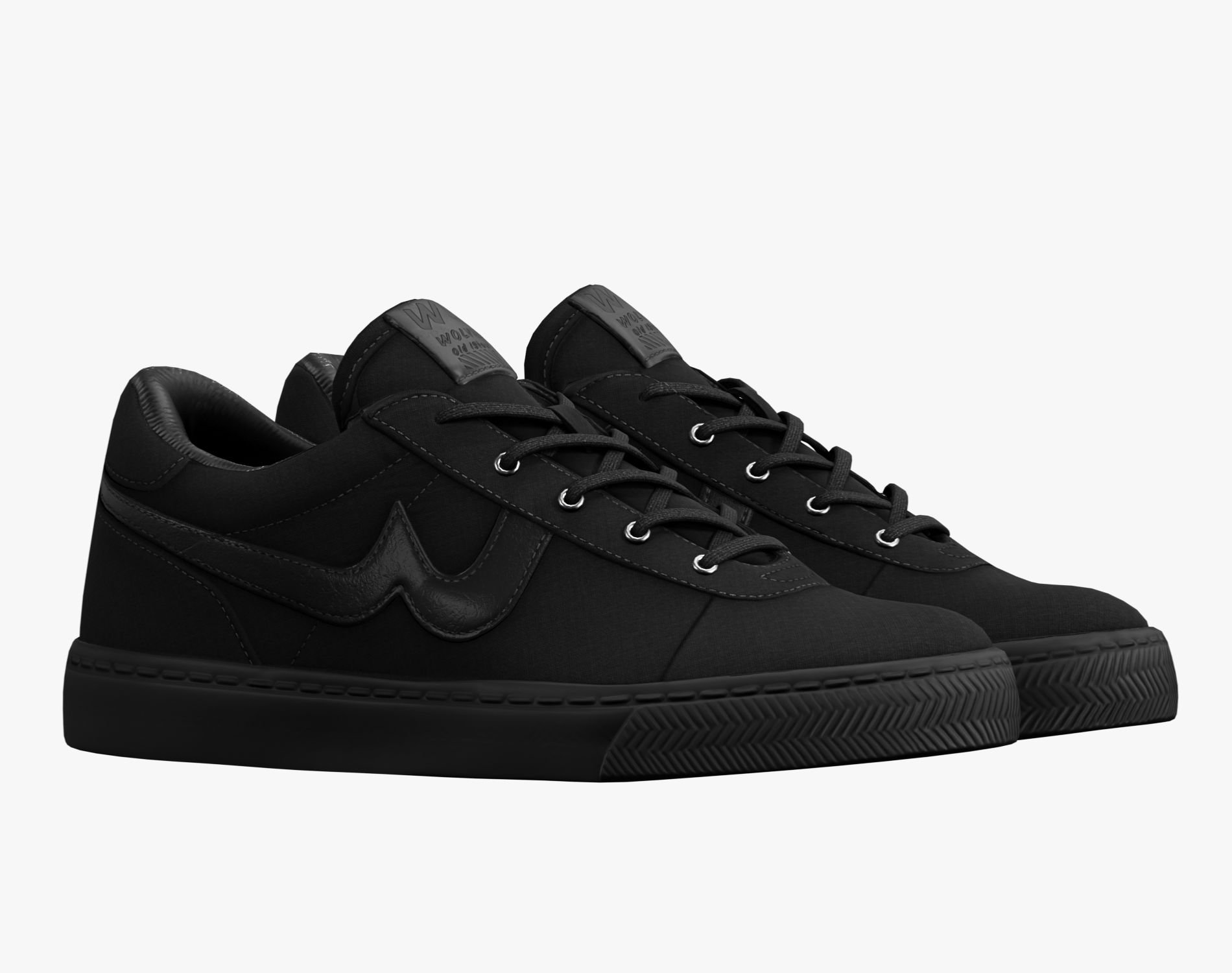 VINTAGE LOW - Canvas Sneakers | VRChat Unisex Shoes | WOLVES STUDIO
