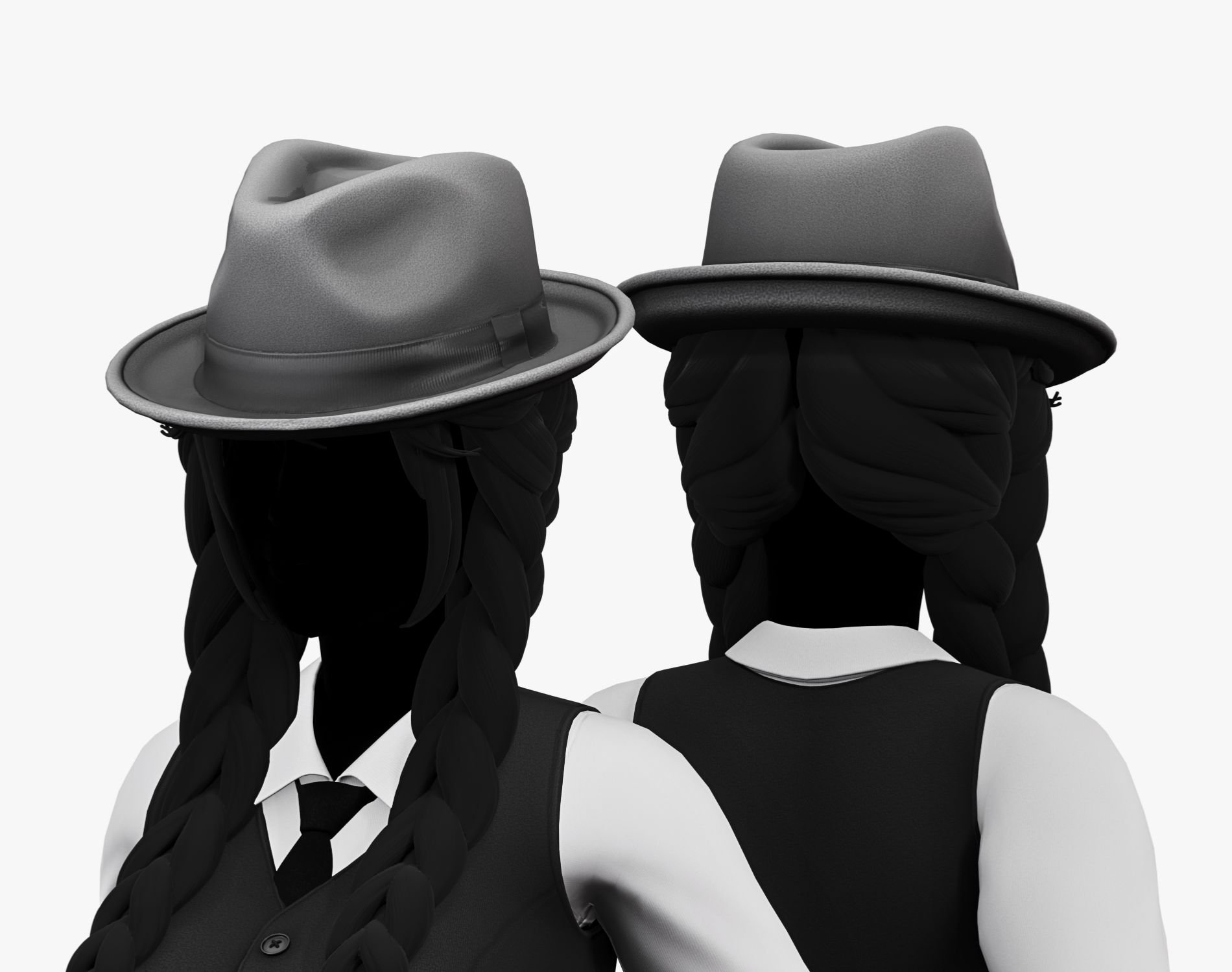 Fedora Hat Pack - Mafia Style | WOLVES STUDIO