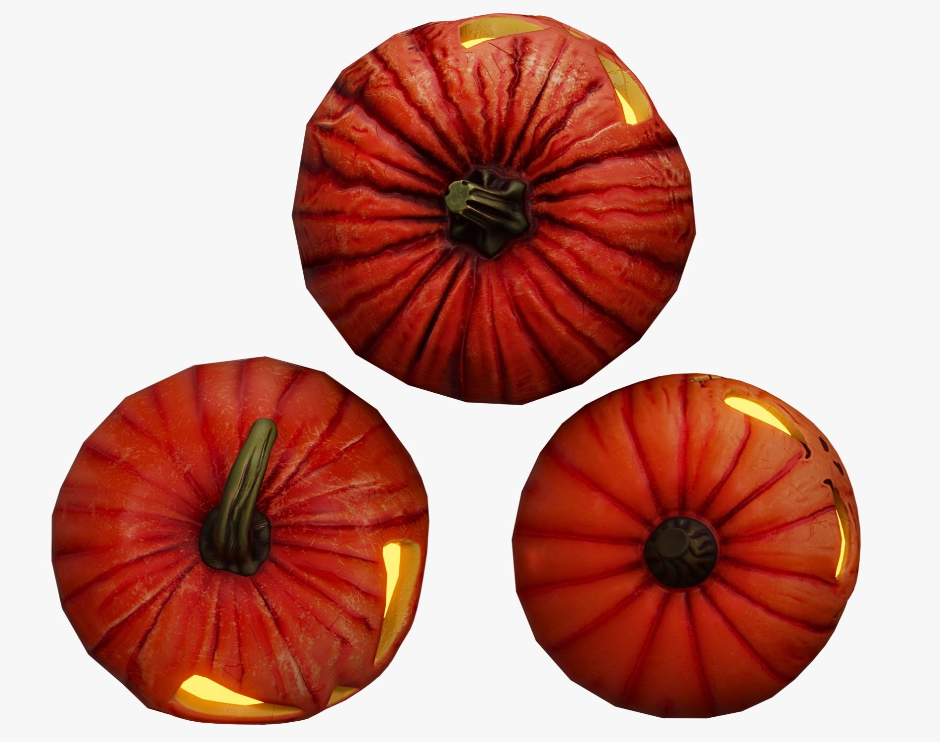 Pumpkin Heads Pack - Halloween Props | WOLVES STUDIO
