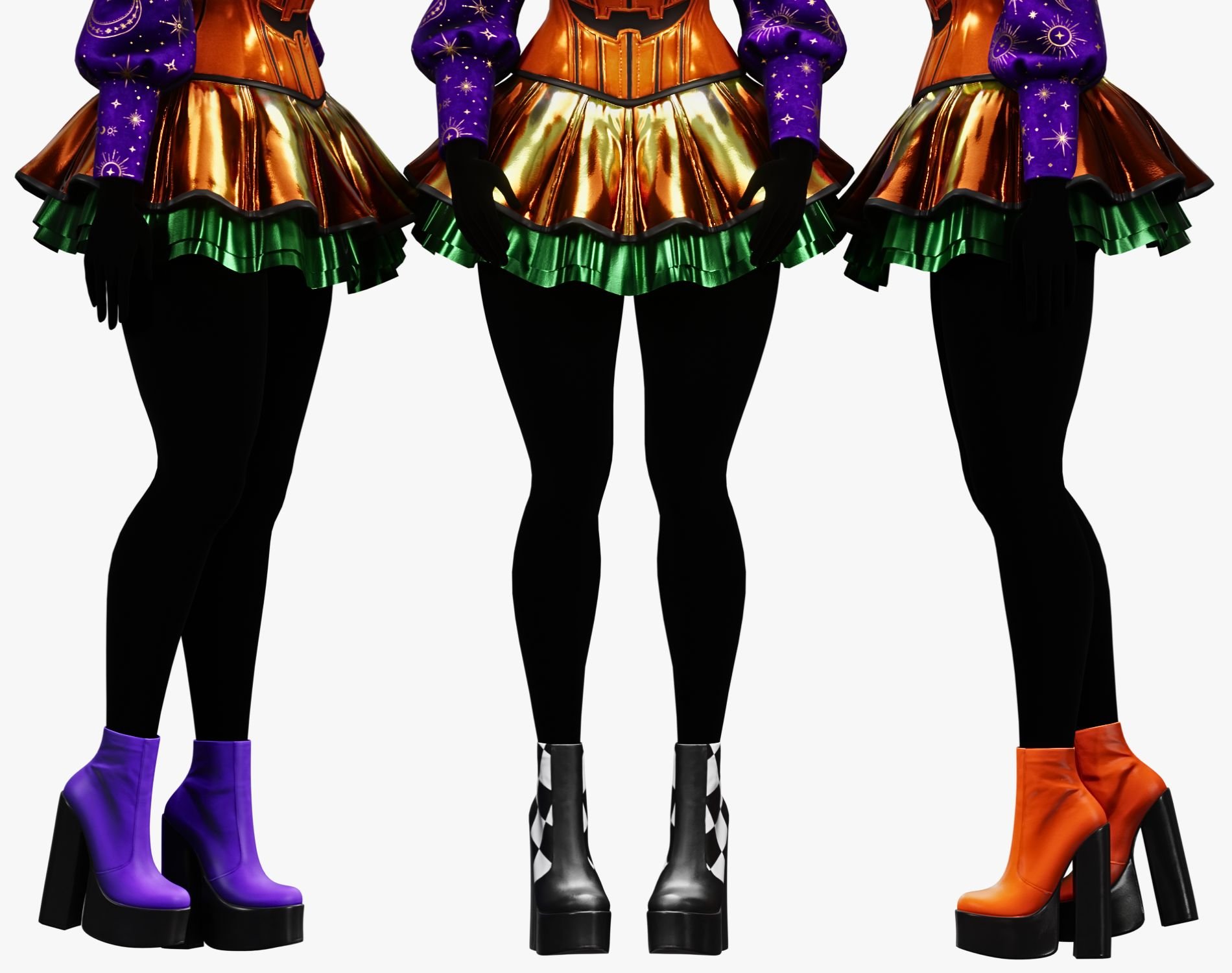Ankle Boots Pack - 6 Styles | WOLVES STUDIO