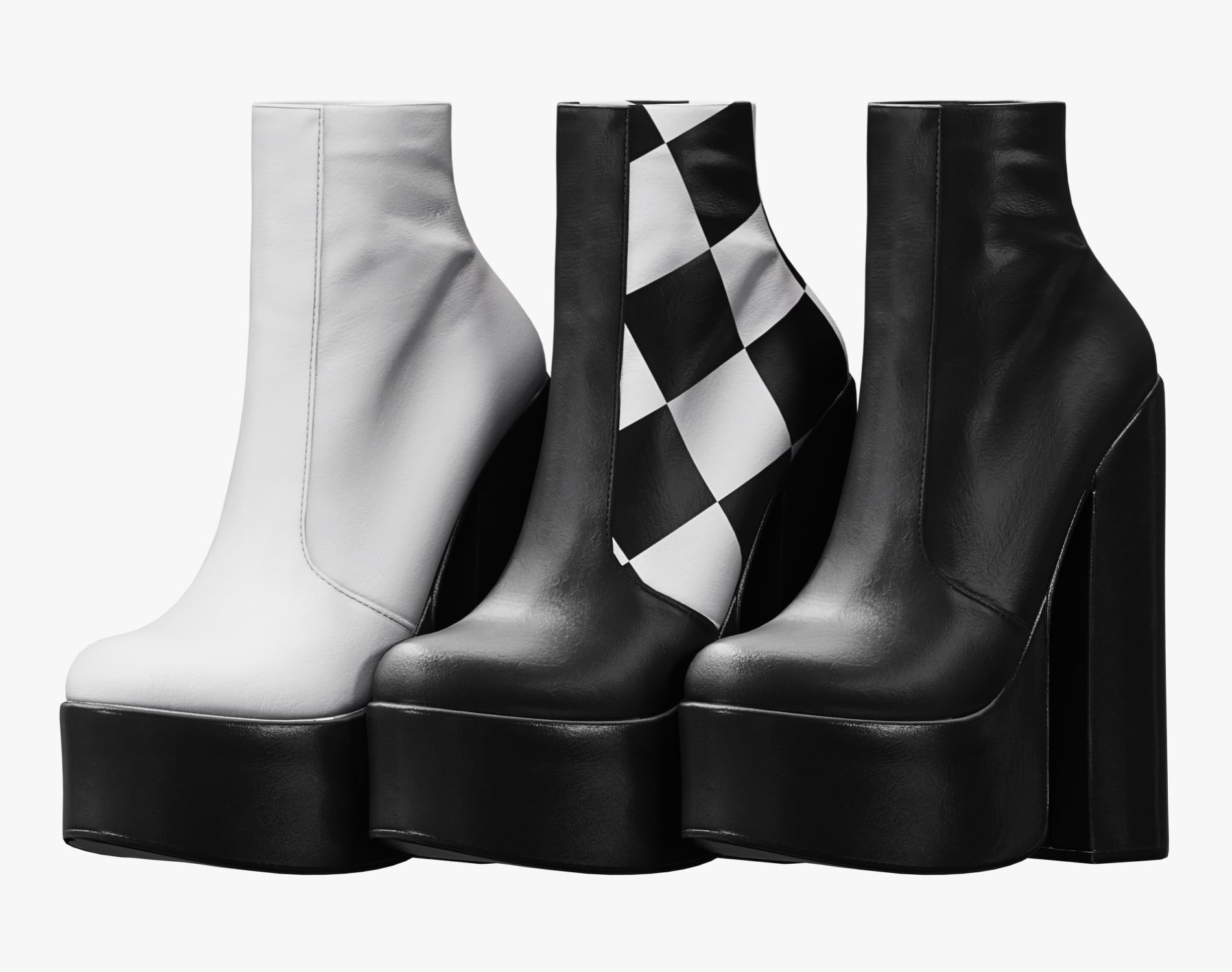 Ankle Boots Pack - 6 Styles | WOLVES STUDIO