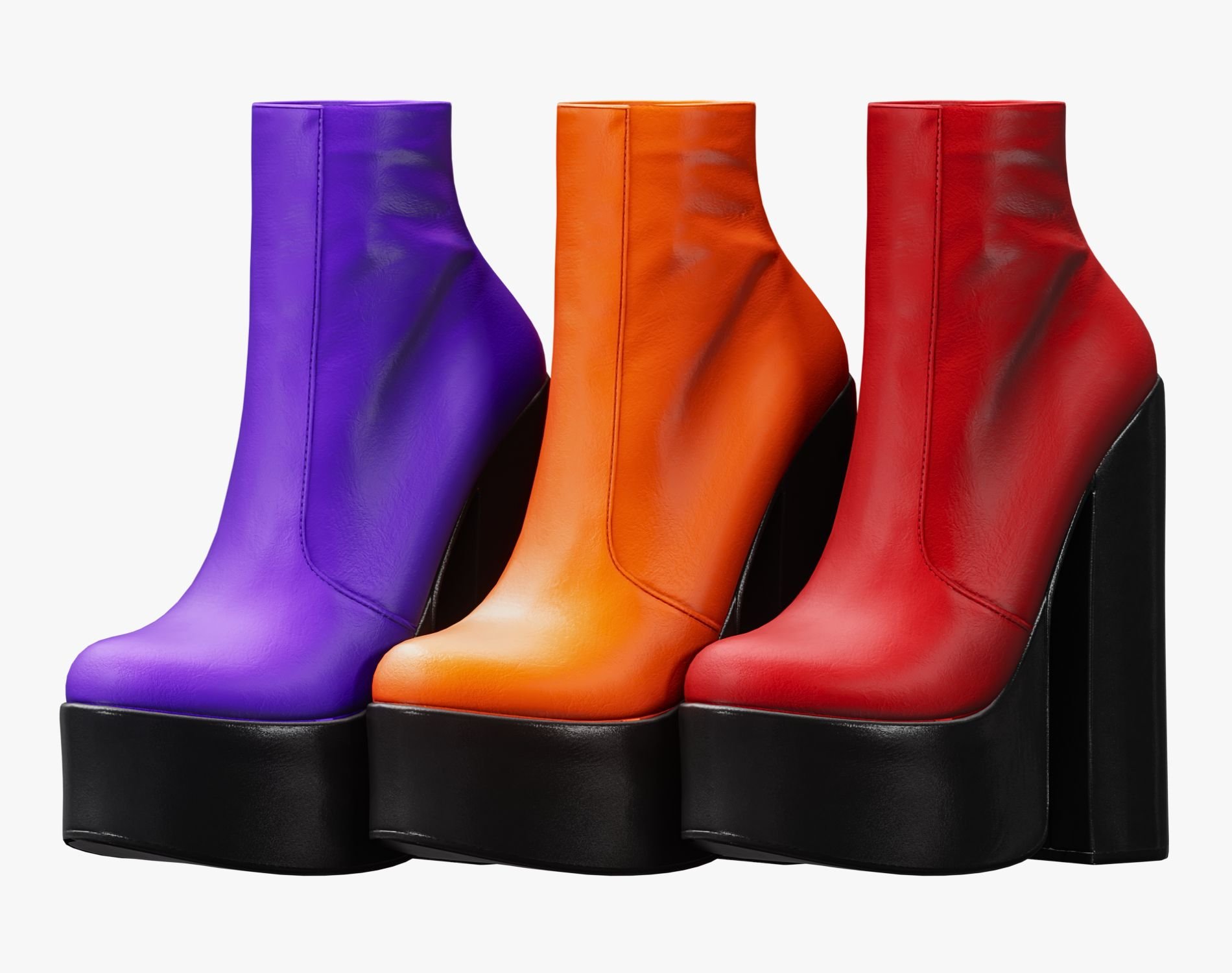 Ankle Boots Pack - 6 Styles | WOLVES STUDIO