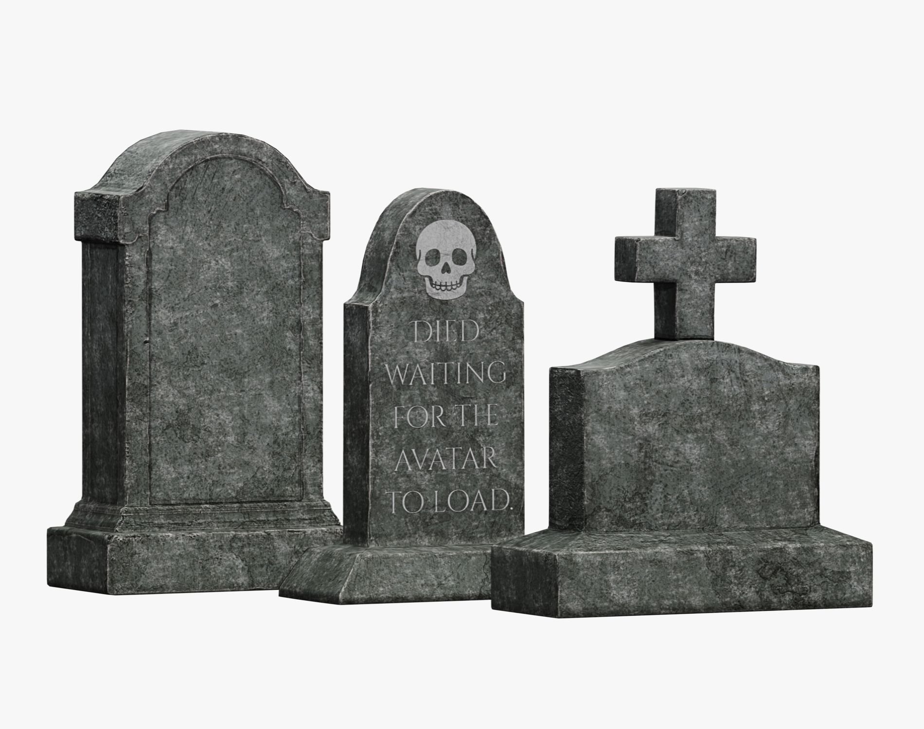 Gothic Cemetery Props for Halloween | WOLVES STUDIO