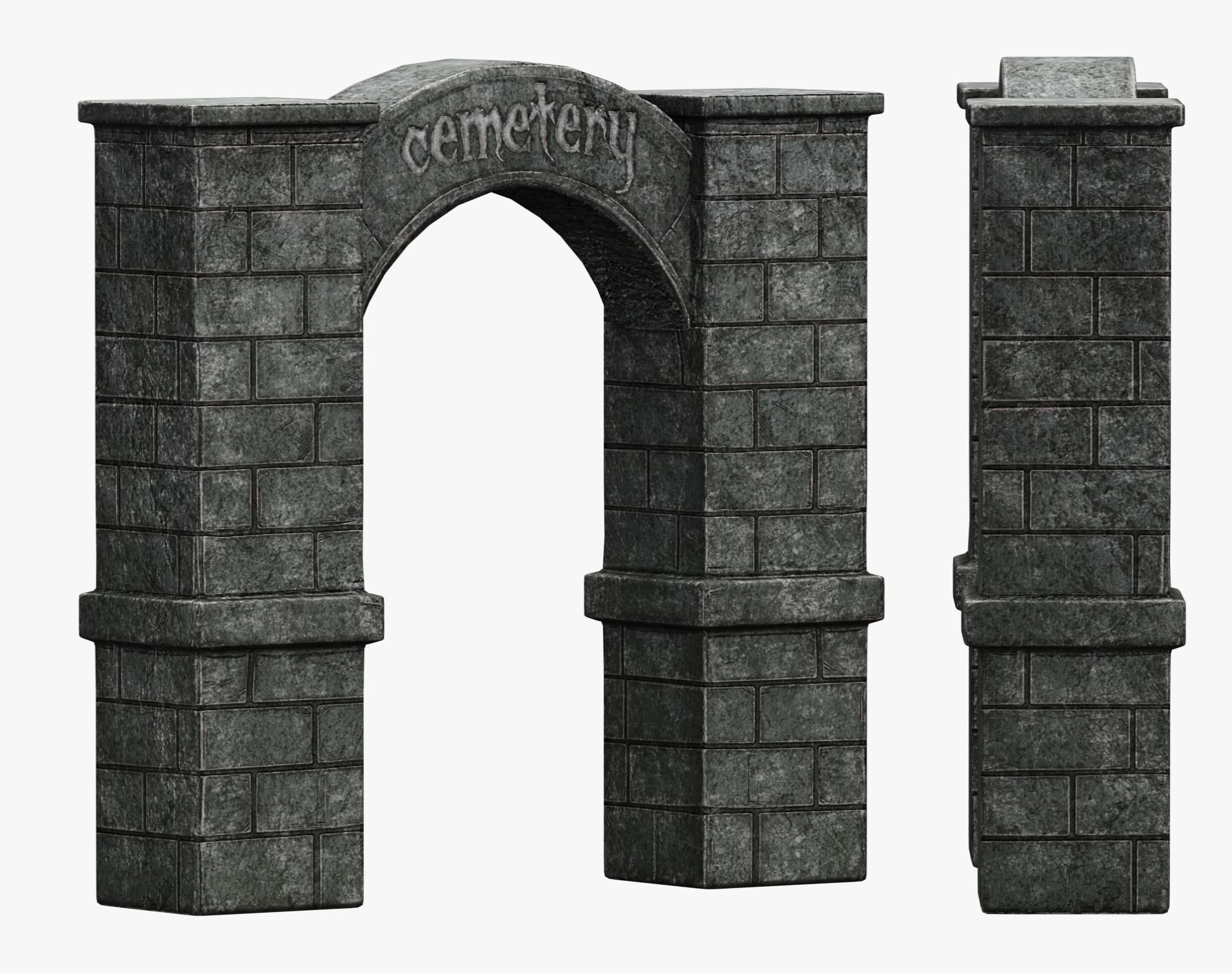 Gothic Cemetery Props for Halloween | WOLVES STUDIO