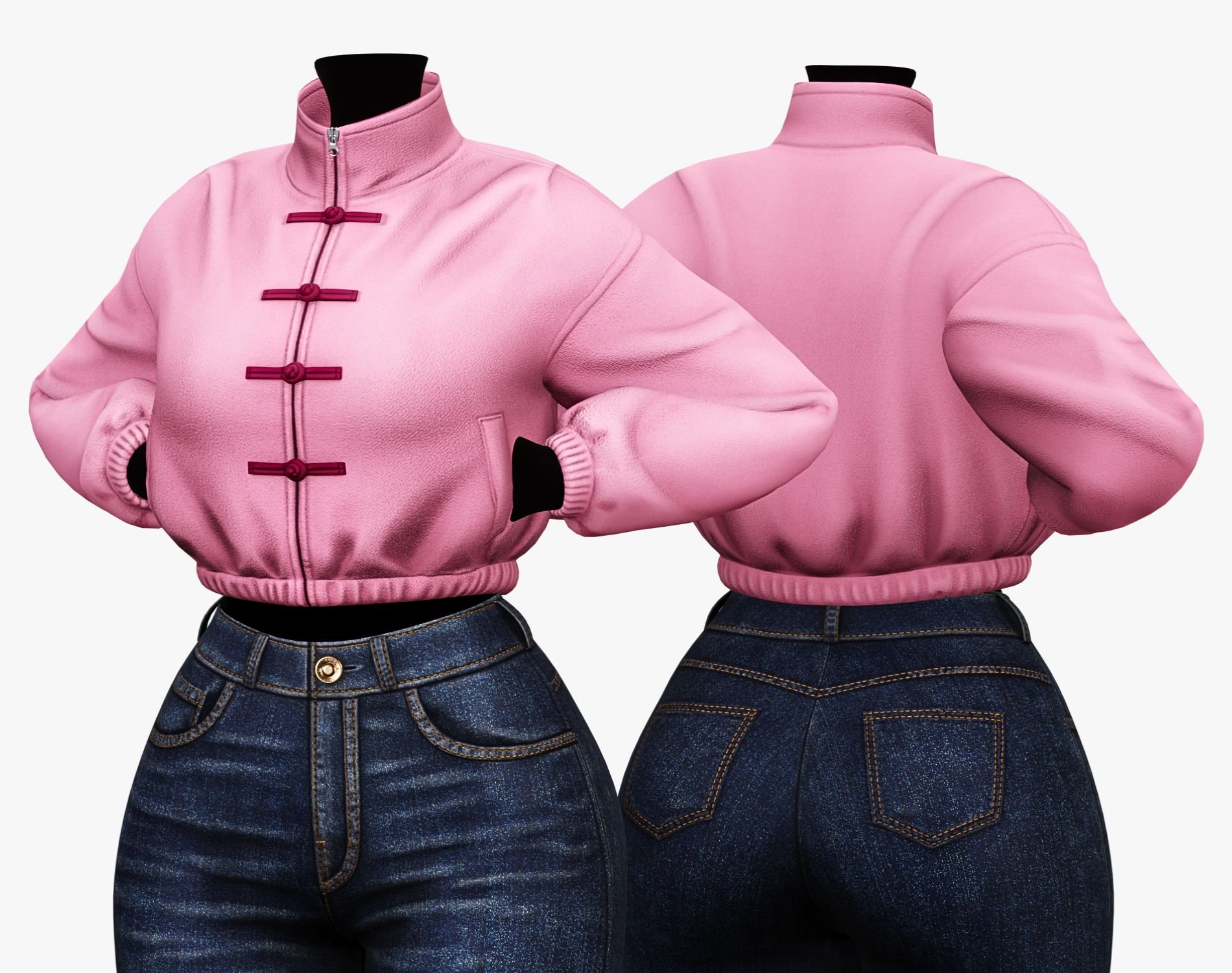 Funnel Neck Jacket - Pack 6 IN 1 | WOLVES STUDIO