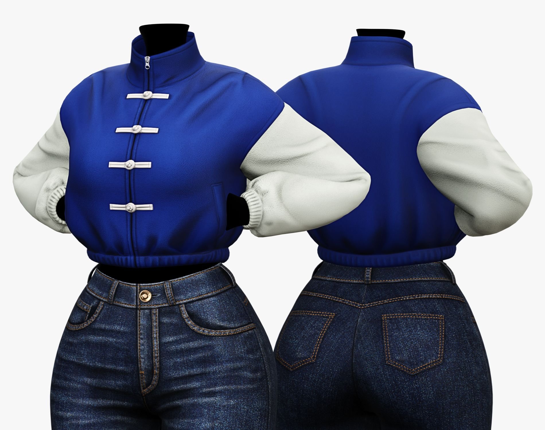 Funnel Neck Jacket - Pack 6 IN 1 | WOLVES STUDIO