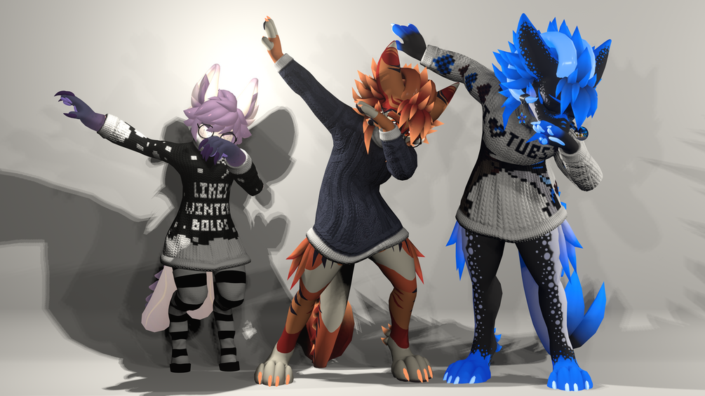Stripes - Retexture For Winterbold VRChat Avatar