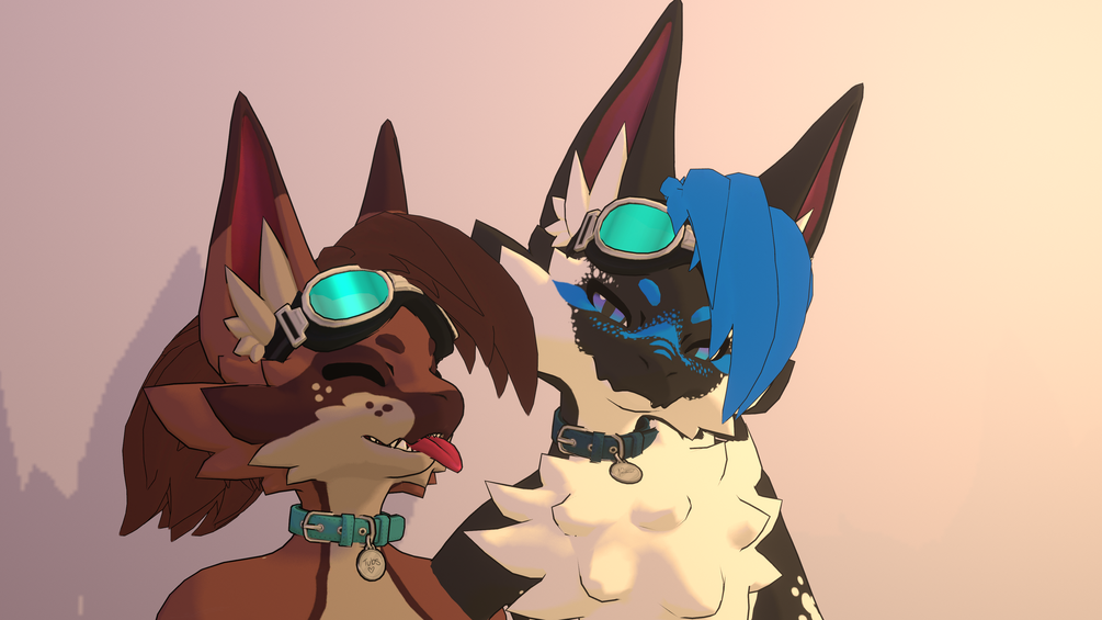 Ponytail Hair for Novabeast - VRChat Hair Accessory
