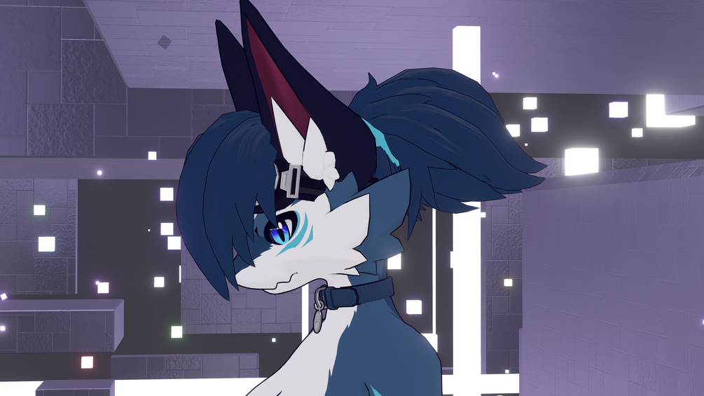 Ponytail Hair for Novabeast - VRChat Hair Accessory