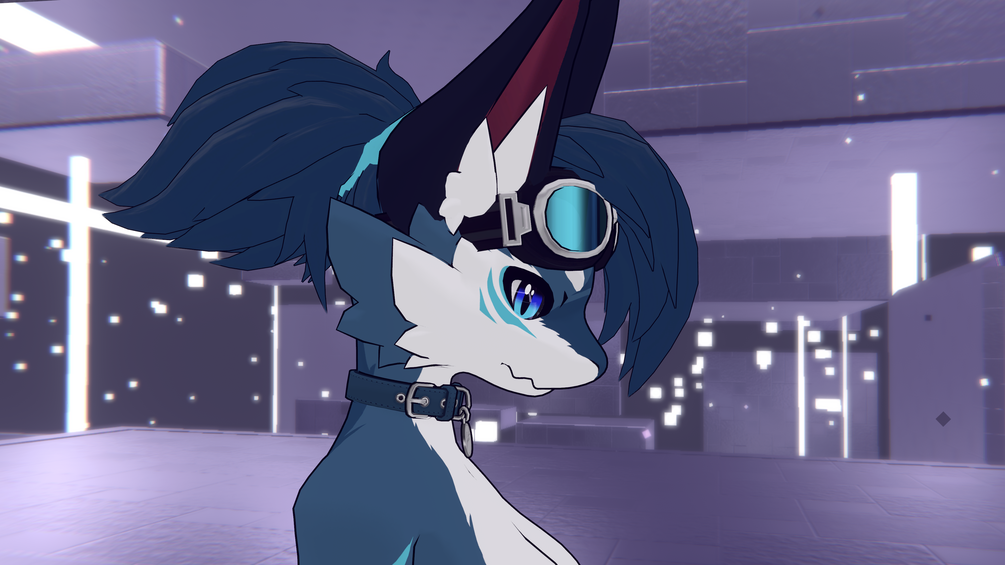 Ponytail Hair for Novabeast - VRChat Hair Accessory