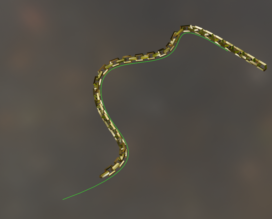 HIGH AND LOW POLY CHAIN LINKS