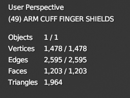 FILIGREE CUFF & FINGERNAIL SHIELDS