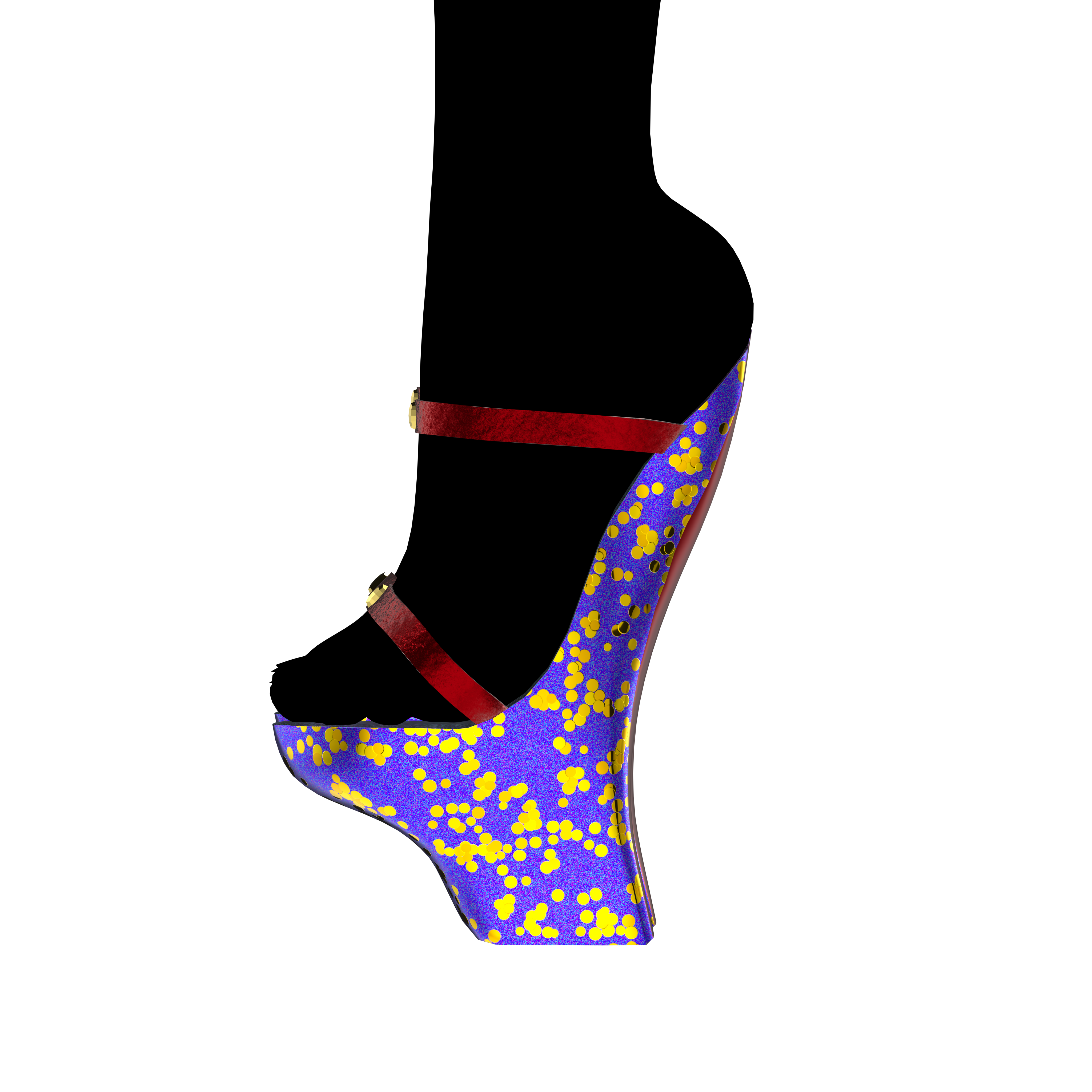 SCRUNCH BUTT BIKINI WITH OKOBO HEELS