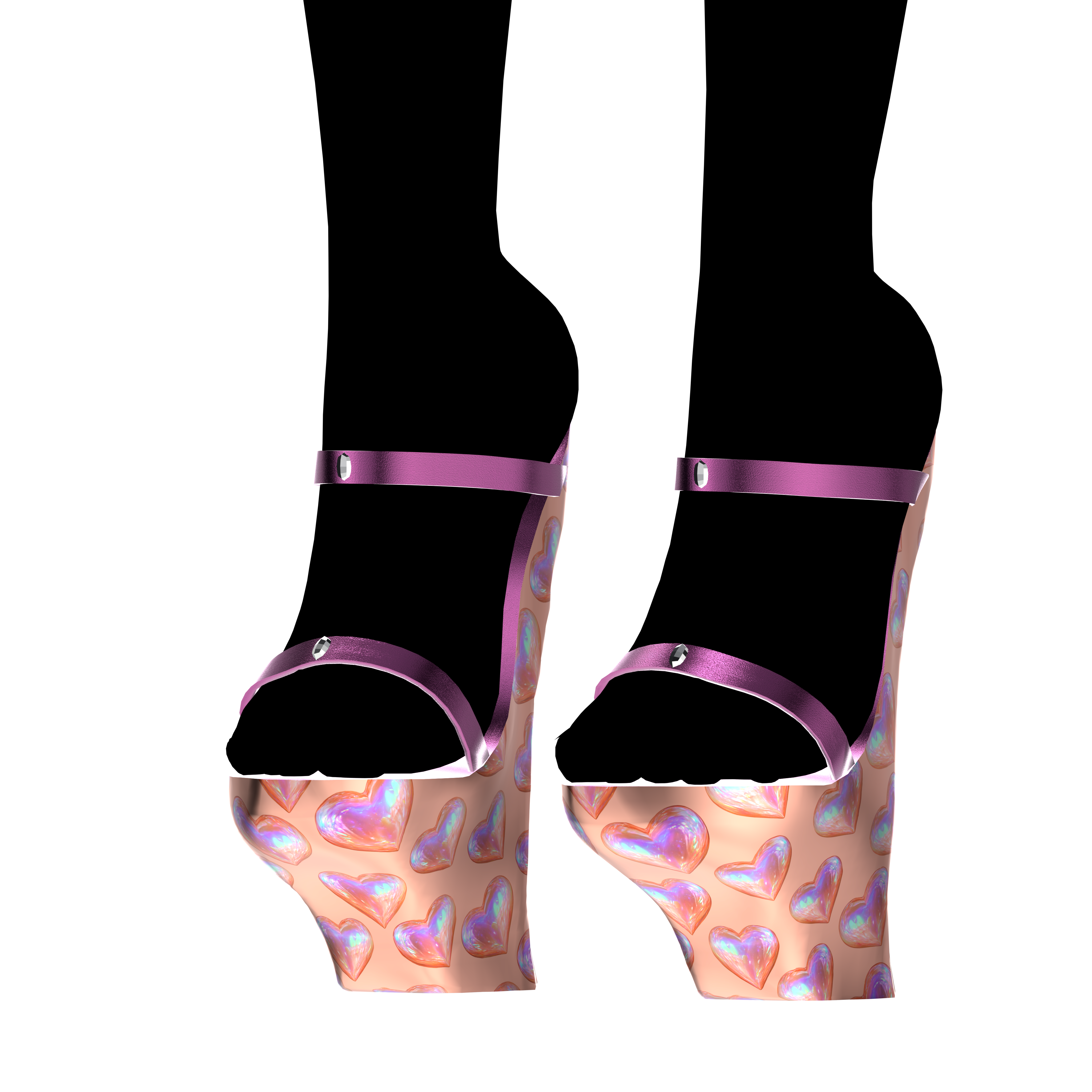SCRUNCH BUTT BIKINI WITH OKOBO HEELS