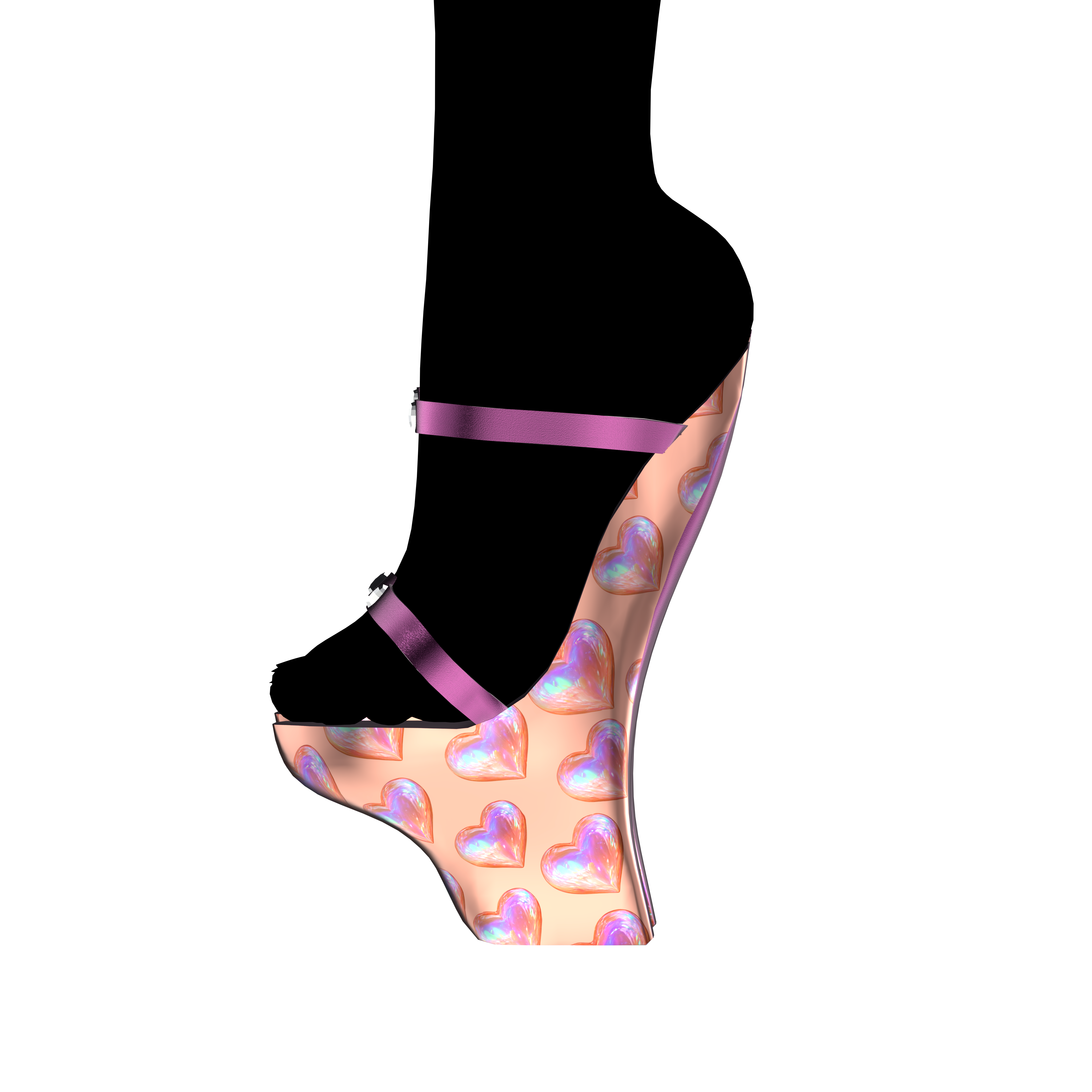 SCRUNCH BUTT BIKINI WITH OKOBO HEELS