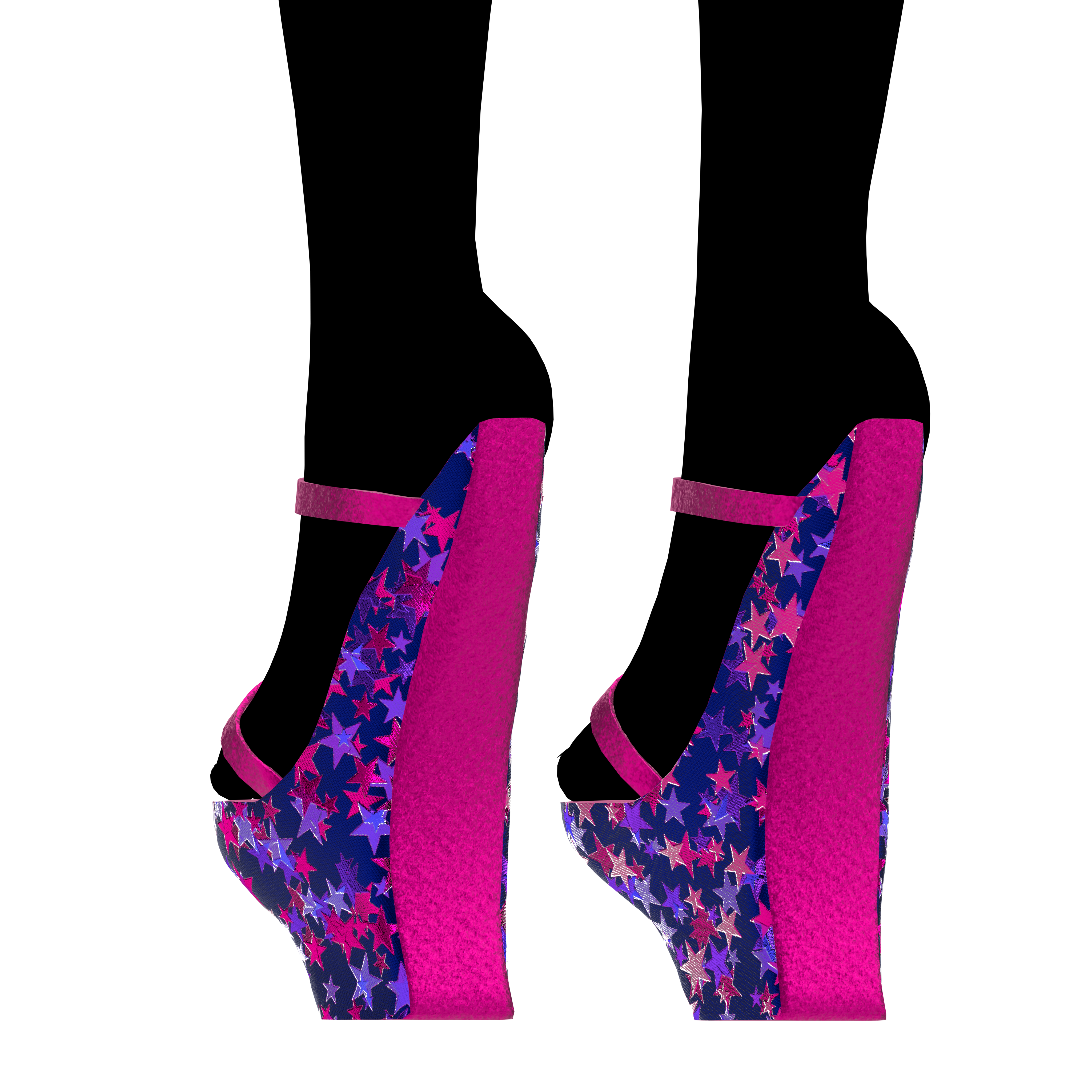 SCRUNCH BUTT BIKINI WITH OKOBO HEELS