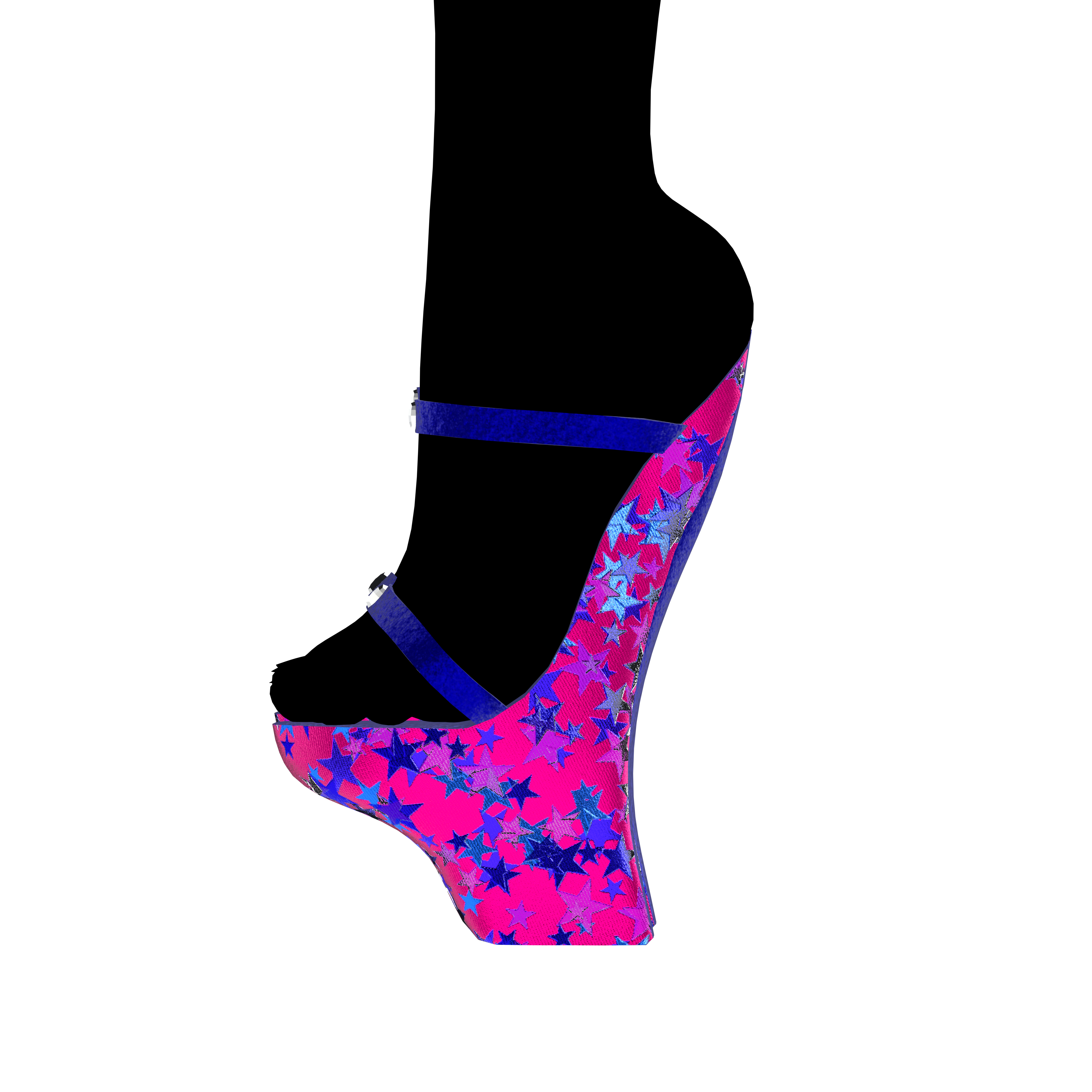 SCRUNCH BUTT BIKINI WITH OKOBO HEELS