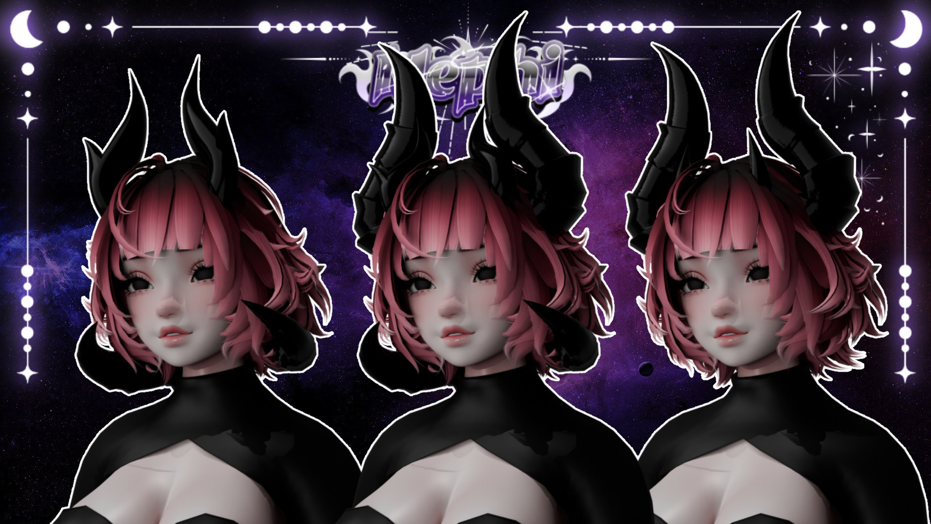 ⸸ Simple Demon Horn Pack ⸸ Server Free ⸸