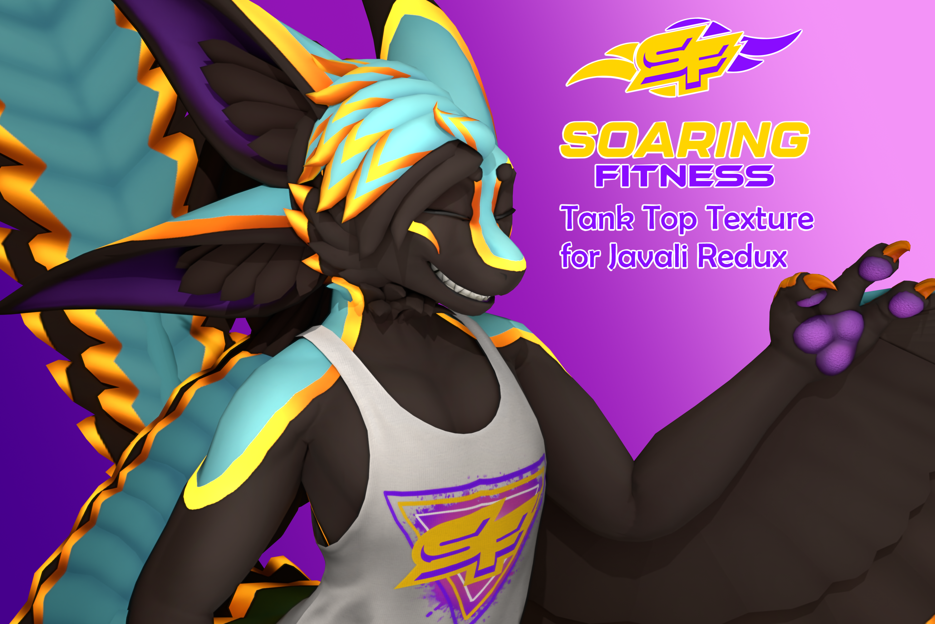 [FREE] Soaring Fitness Tank Top Retexture - Javali Redux