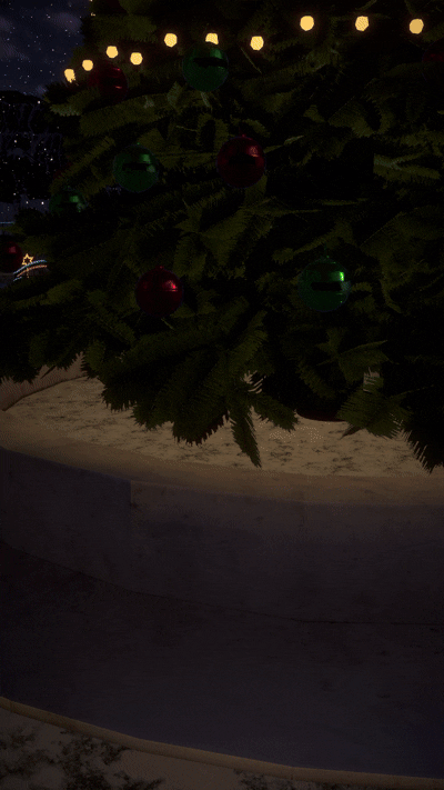 Pamela, The Christmas Cougar (Gogo, SPS, Particles)