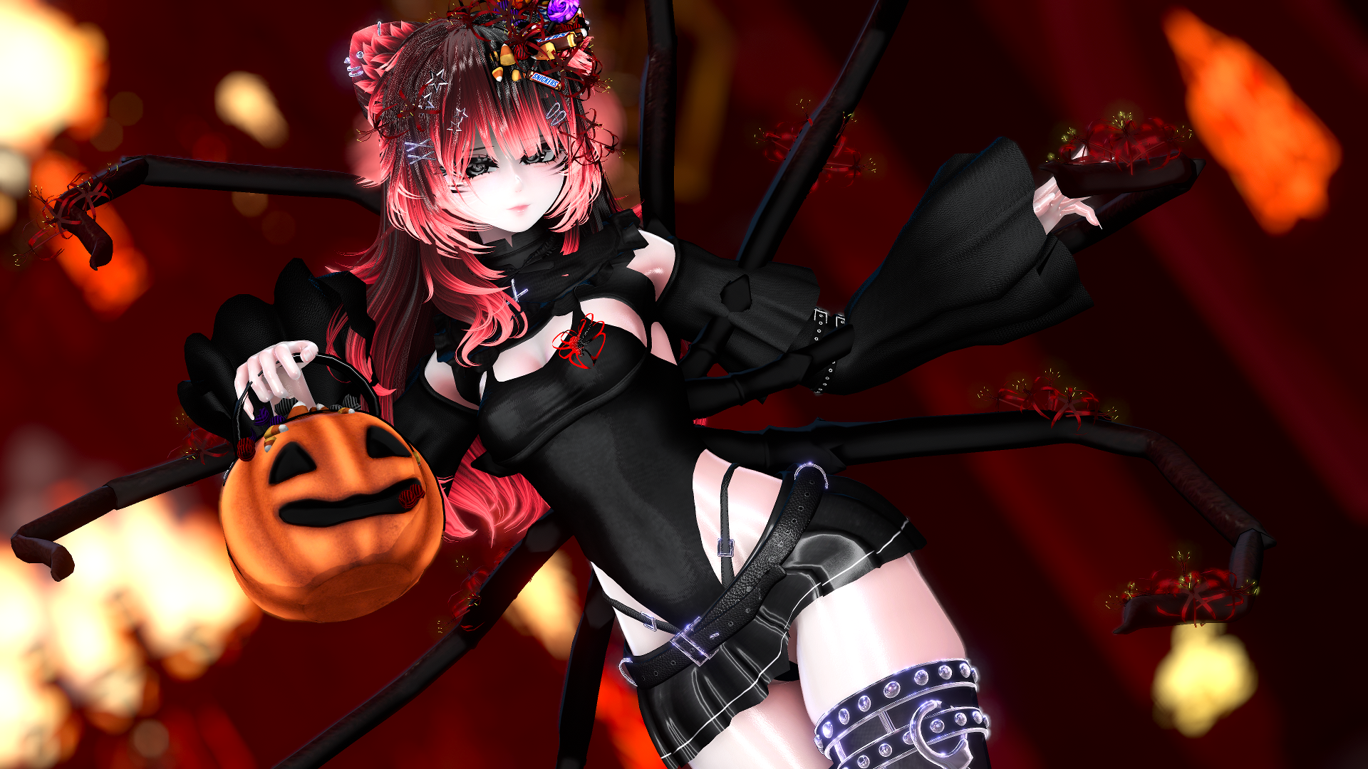 Nena the Spider Lily | Server Freebie VRCFT PC & Quest
