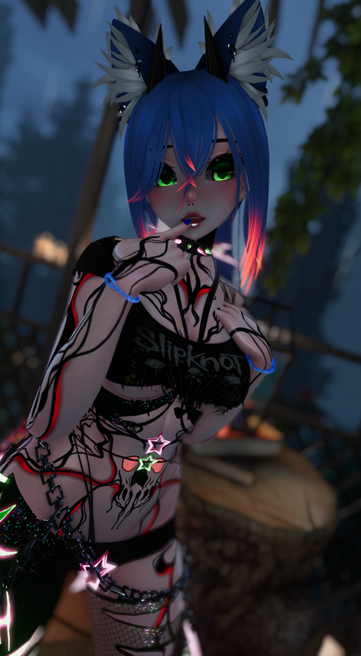 Cora the Rave Racoon