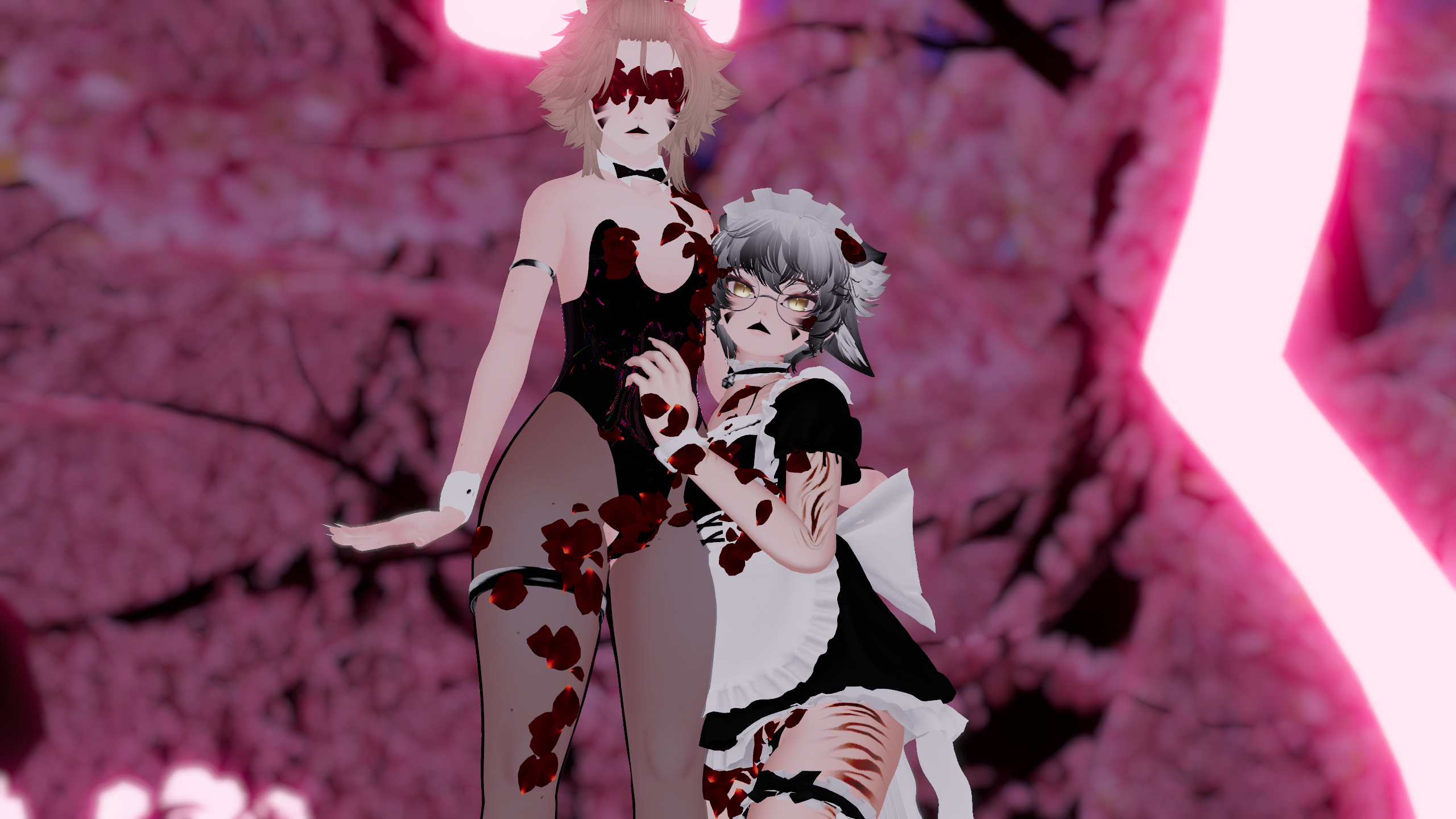 Nox the Bunny & Felix the Kitty Maid