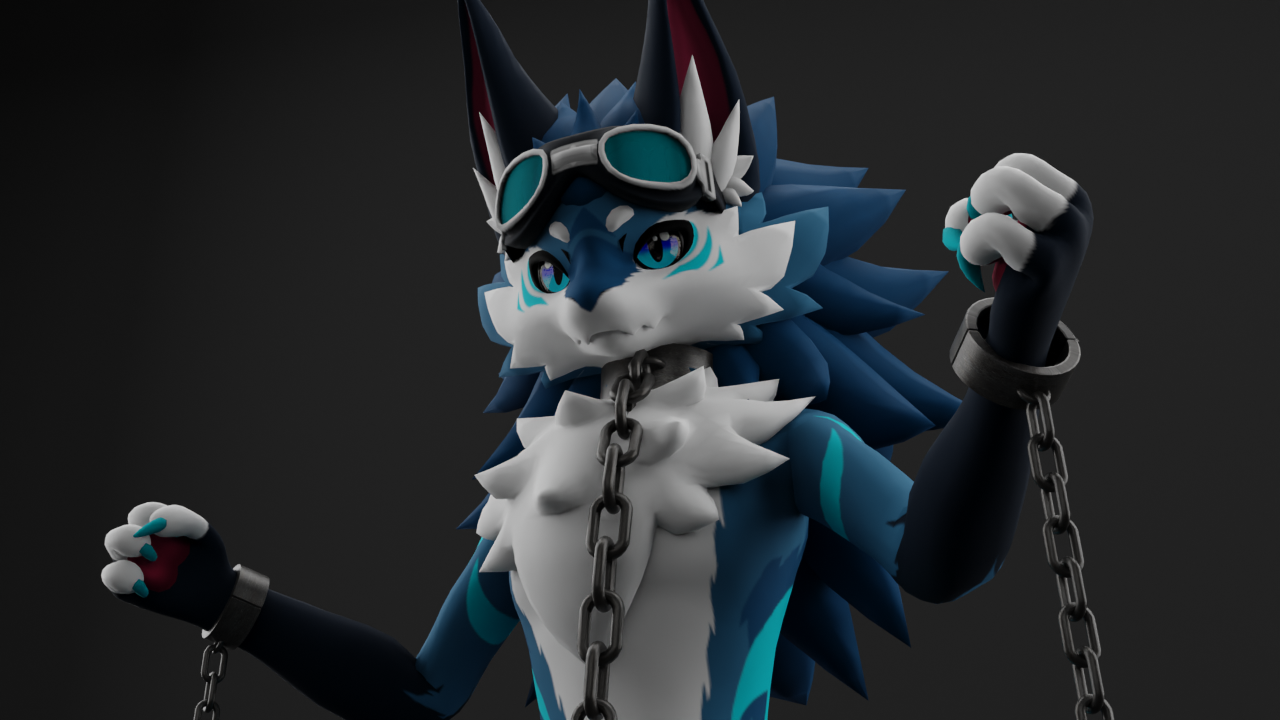 VRChat Prison Chain Pack – Universal Avatar Accessory