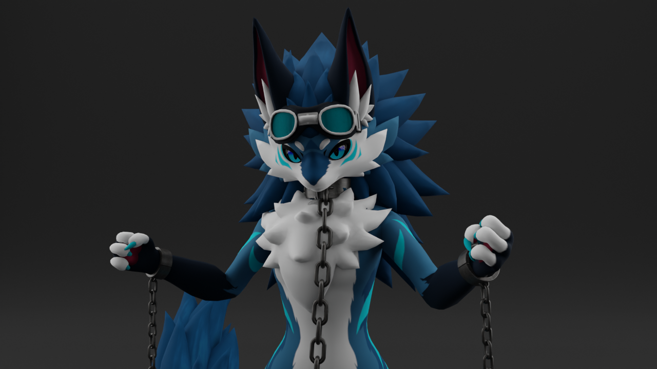 VRChat Prison Chain Pack – Universal Avatar Accessory