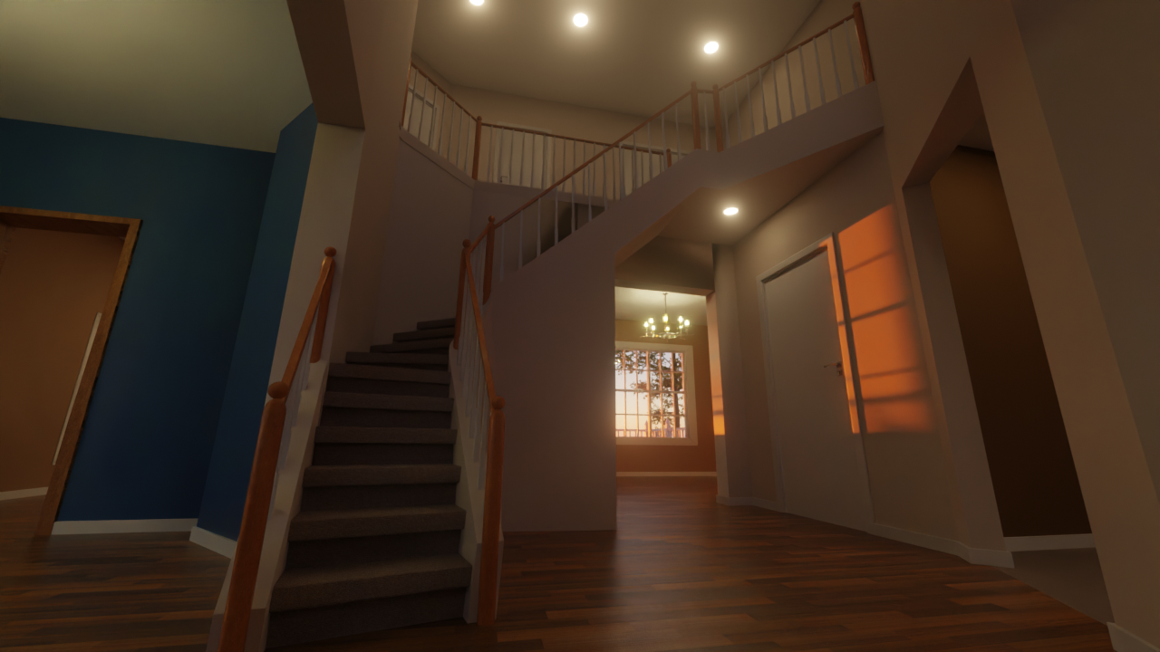 American house interior and complete details!